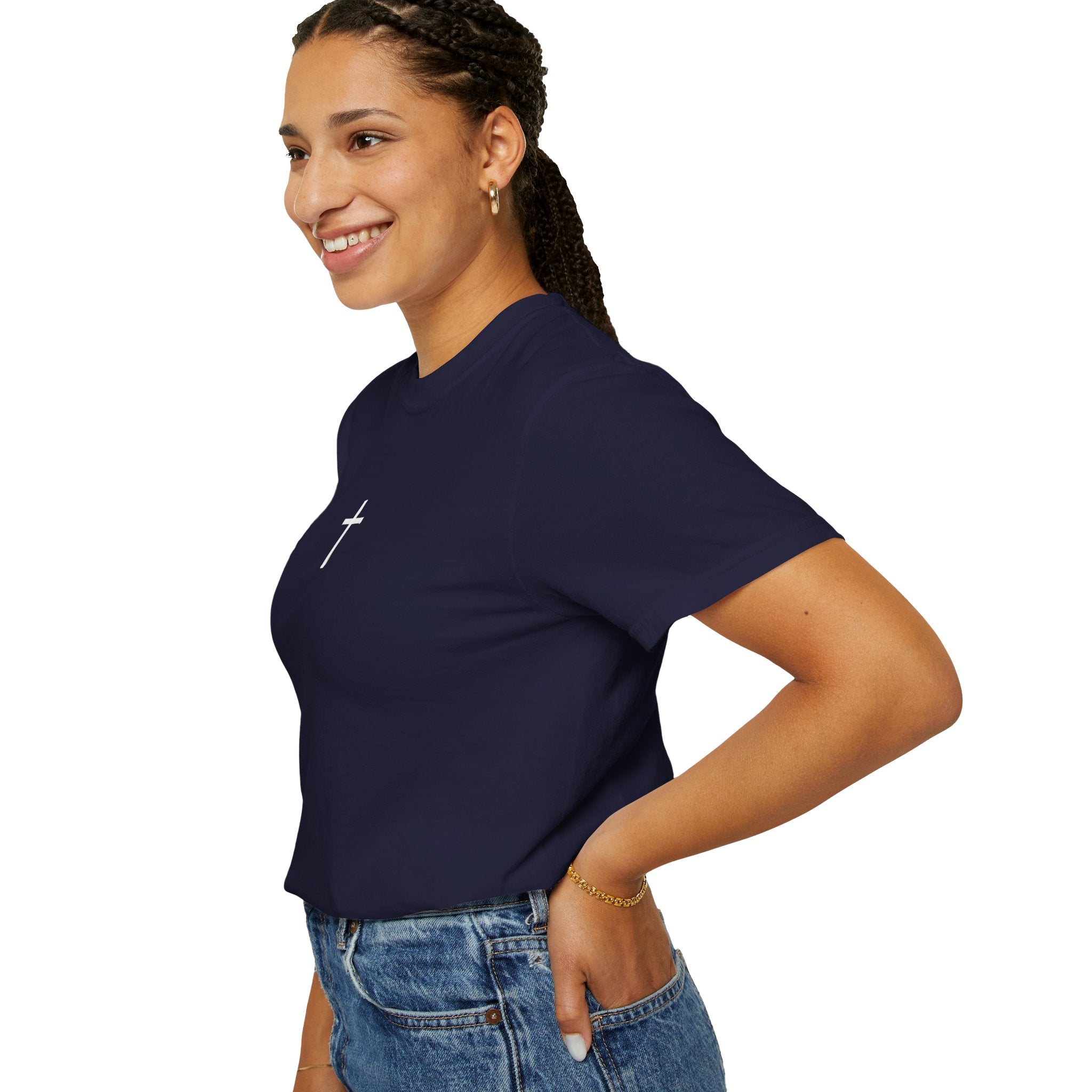 Almighty Cross T-Shirt — "I Am the Almighty" Scripture Tee
