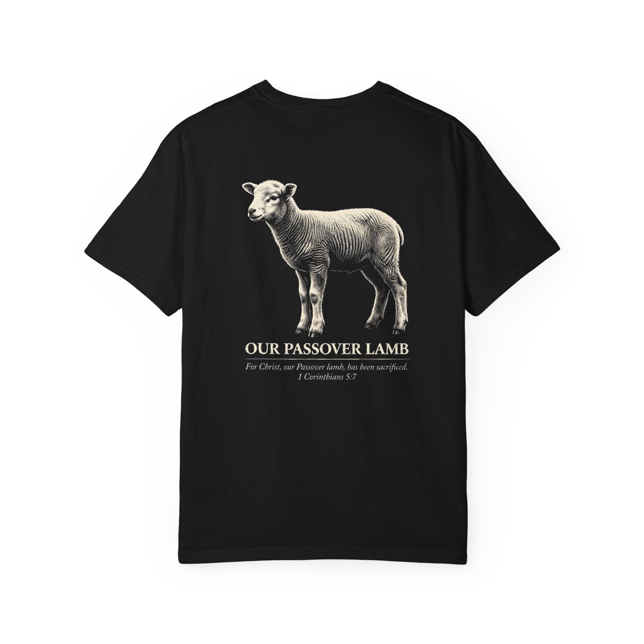 Passover Lamb T-Shirt — 'Our Passover Lamb' Religious Graphic Tee