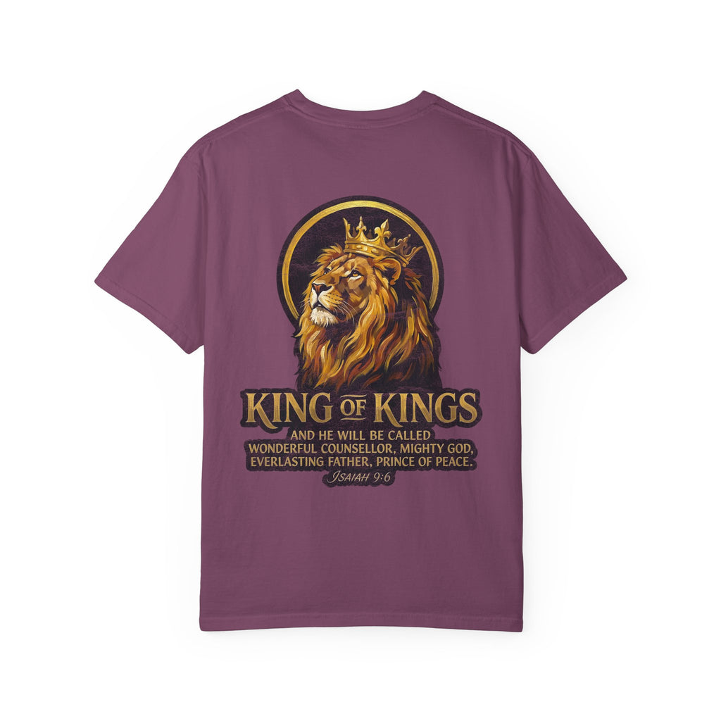 King of Kings T-Shirt — Lion Crown Christian Tee