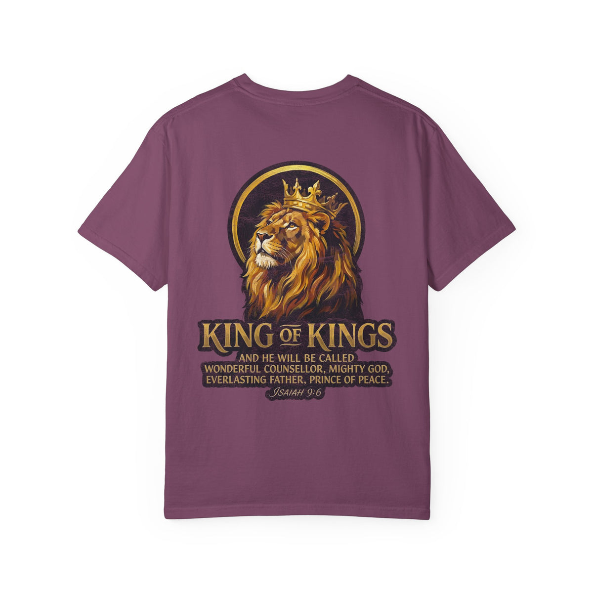 King of Kings T-Shirt — Lion Crown Christian Tee
