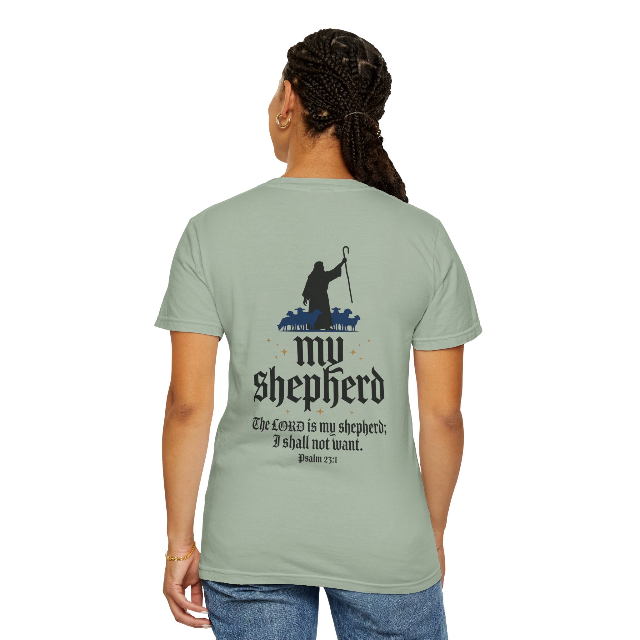 My Shepherd T-Shirt — Psalm 23 Christian Cross Tee