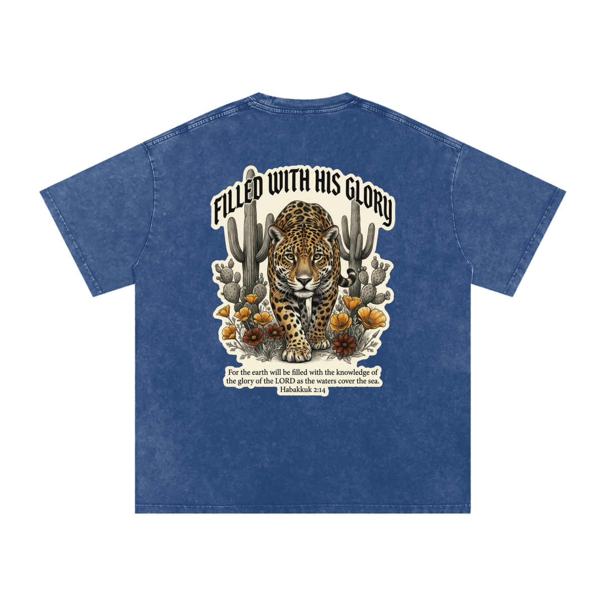 Glory Snow Washed Oversized Cotton T-Shirt