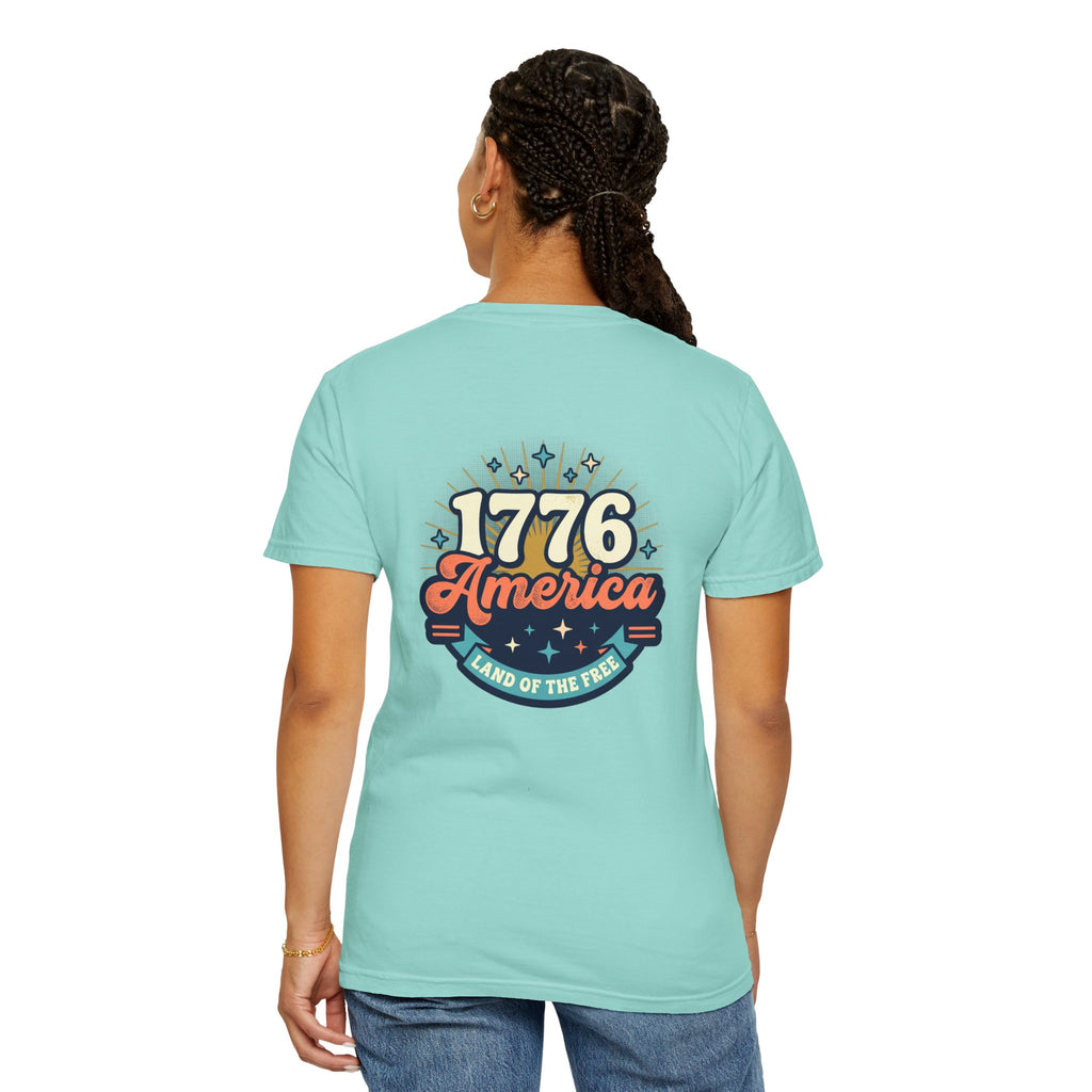 America 1776 Graphic T-Shirt — Patriotic ‘Land of the Free’ Tee