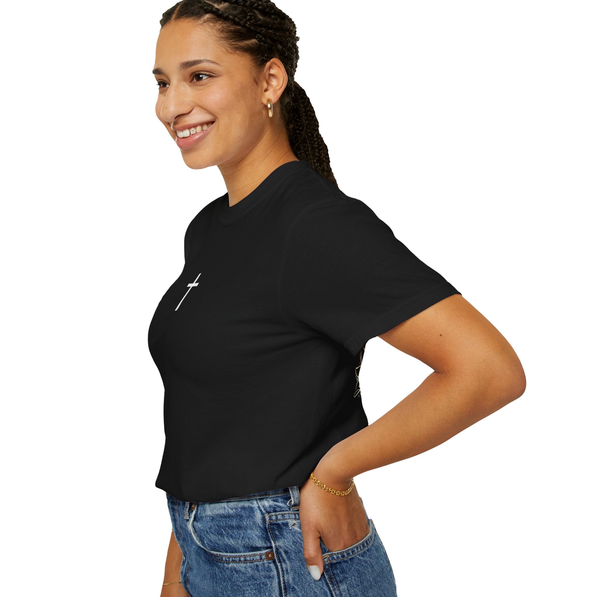 I Relocated T-Shirt — ‘I Relocated, God Relocated Me Back’ Christian Cross Graphic Tee