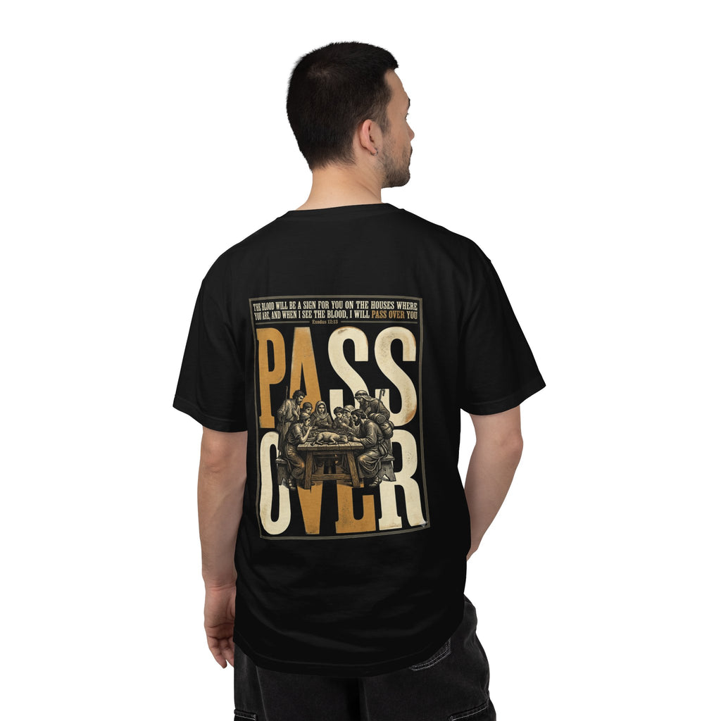 T-Shirt — "Pass Over" Vintage Seder Illustration Religious Holiday Tee