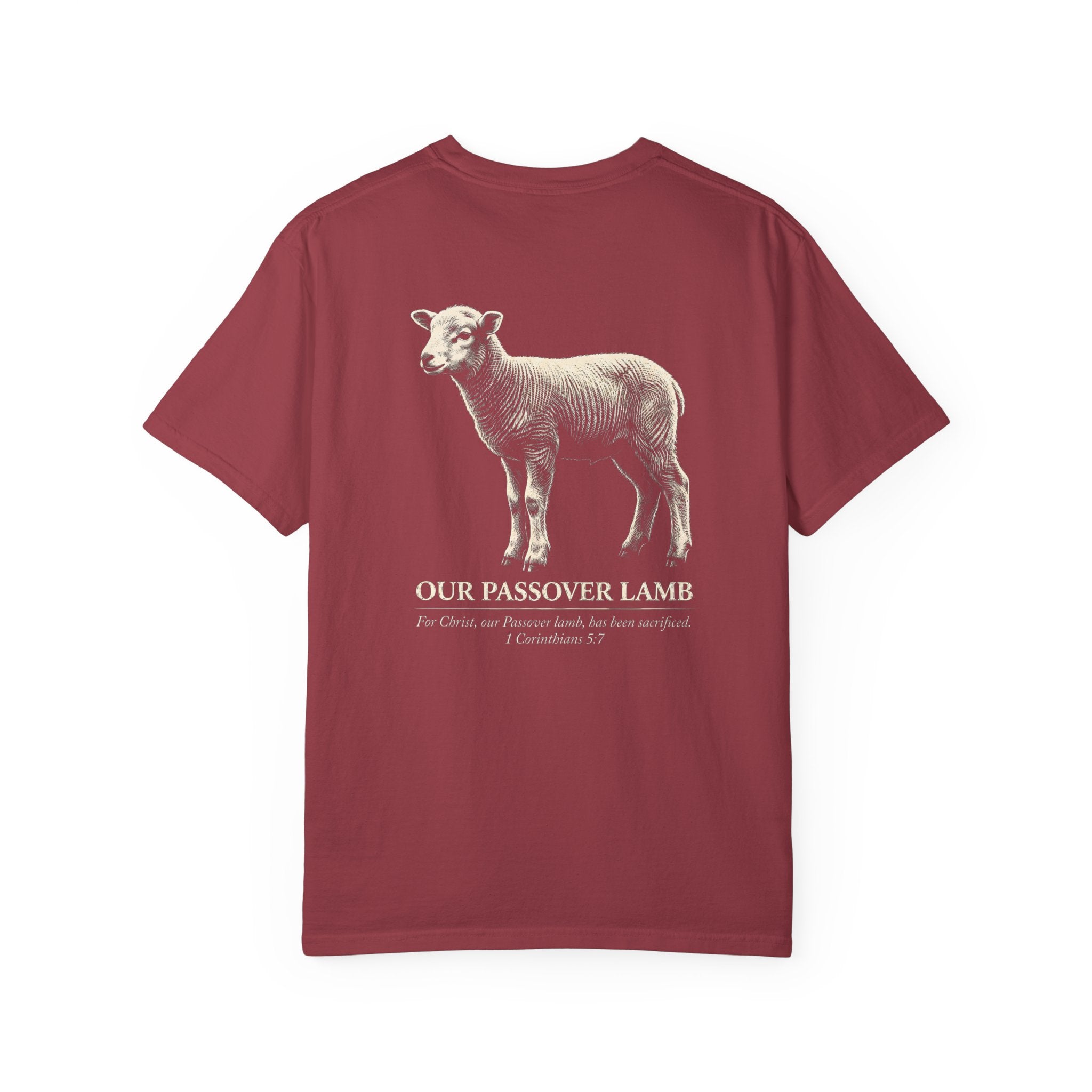 Passover Lamb T-Shirt — 'Our Passover Lamb' Religious Graphic Tee
