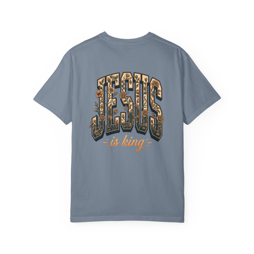 Jesus Is King T-Shirt — Three Crosses Graphic Christian Tee