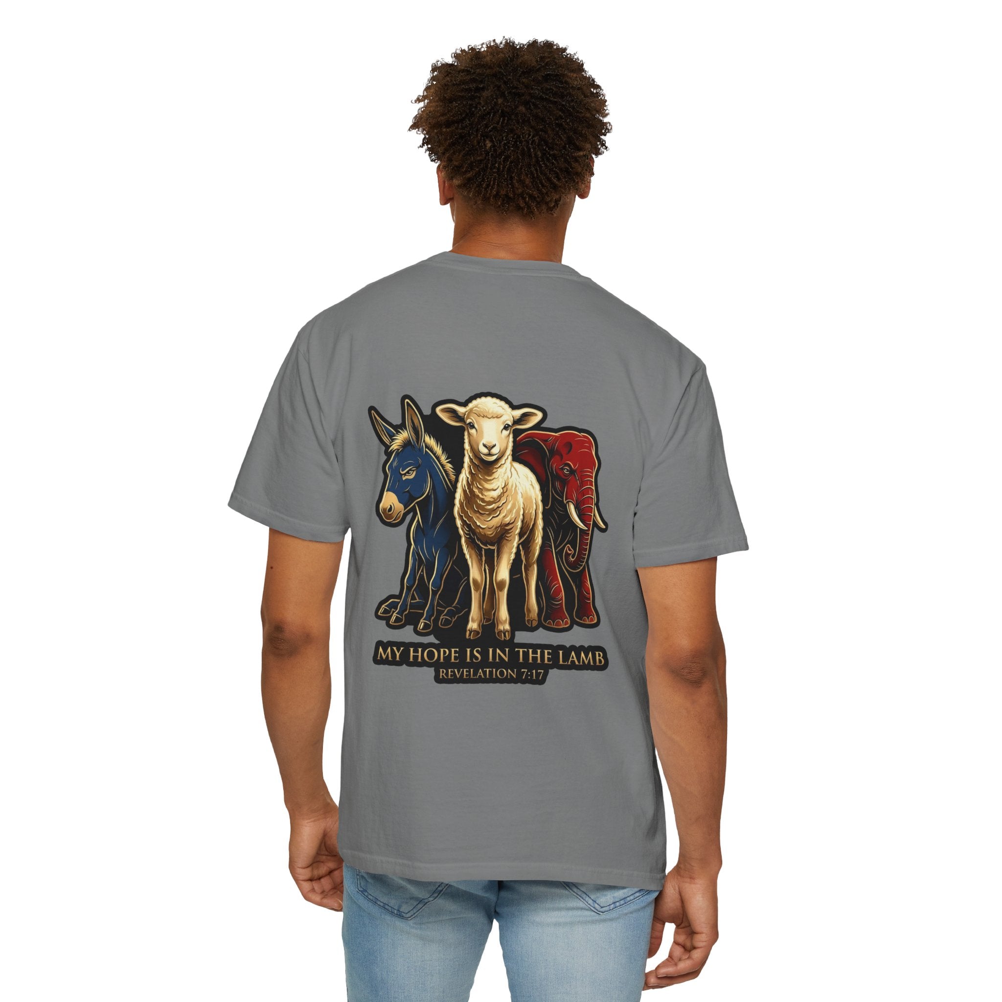Christian Lamb Tee — "My Hope Is In The Lamb" Graphic T-Shirt