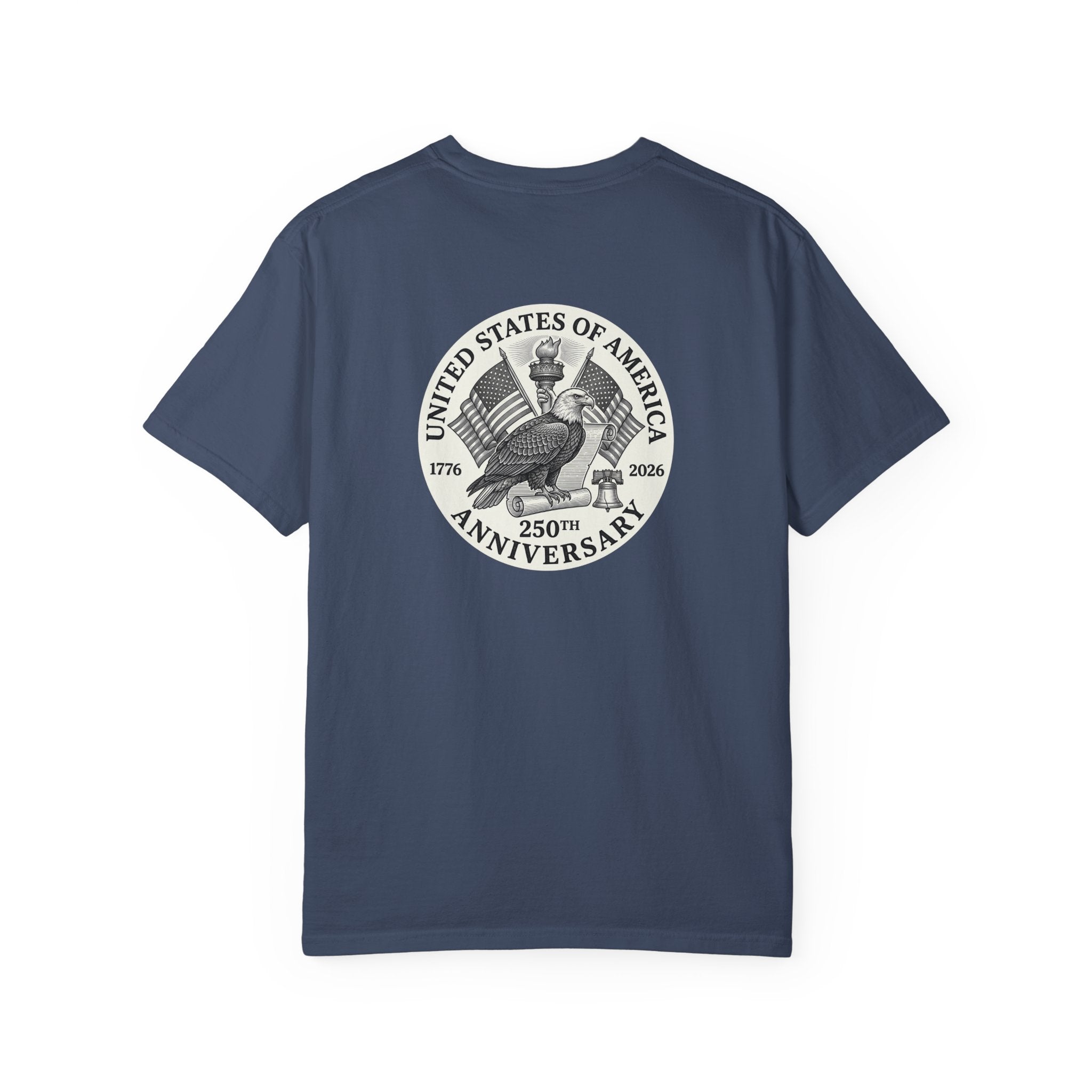 America 250th Anniversary T‑Shirt — Vintage Eagle Seal Tee