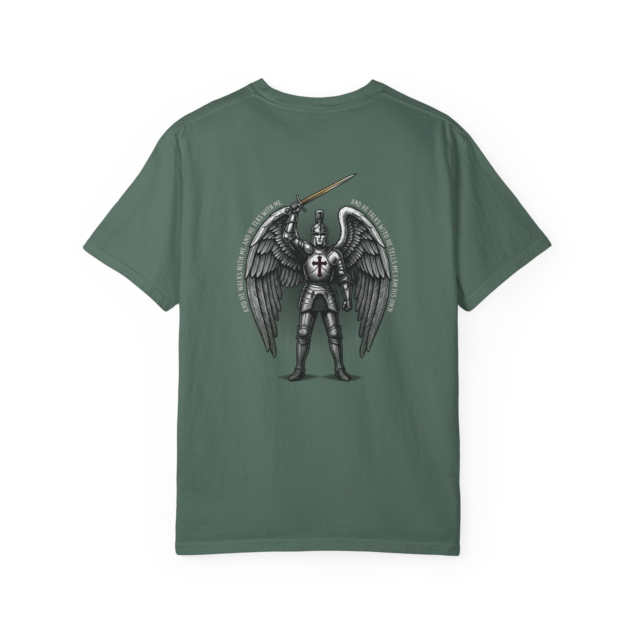Knight Angel Cross T-Shirt — Armor Angel Graphic Tee