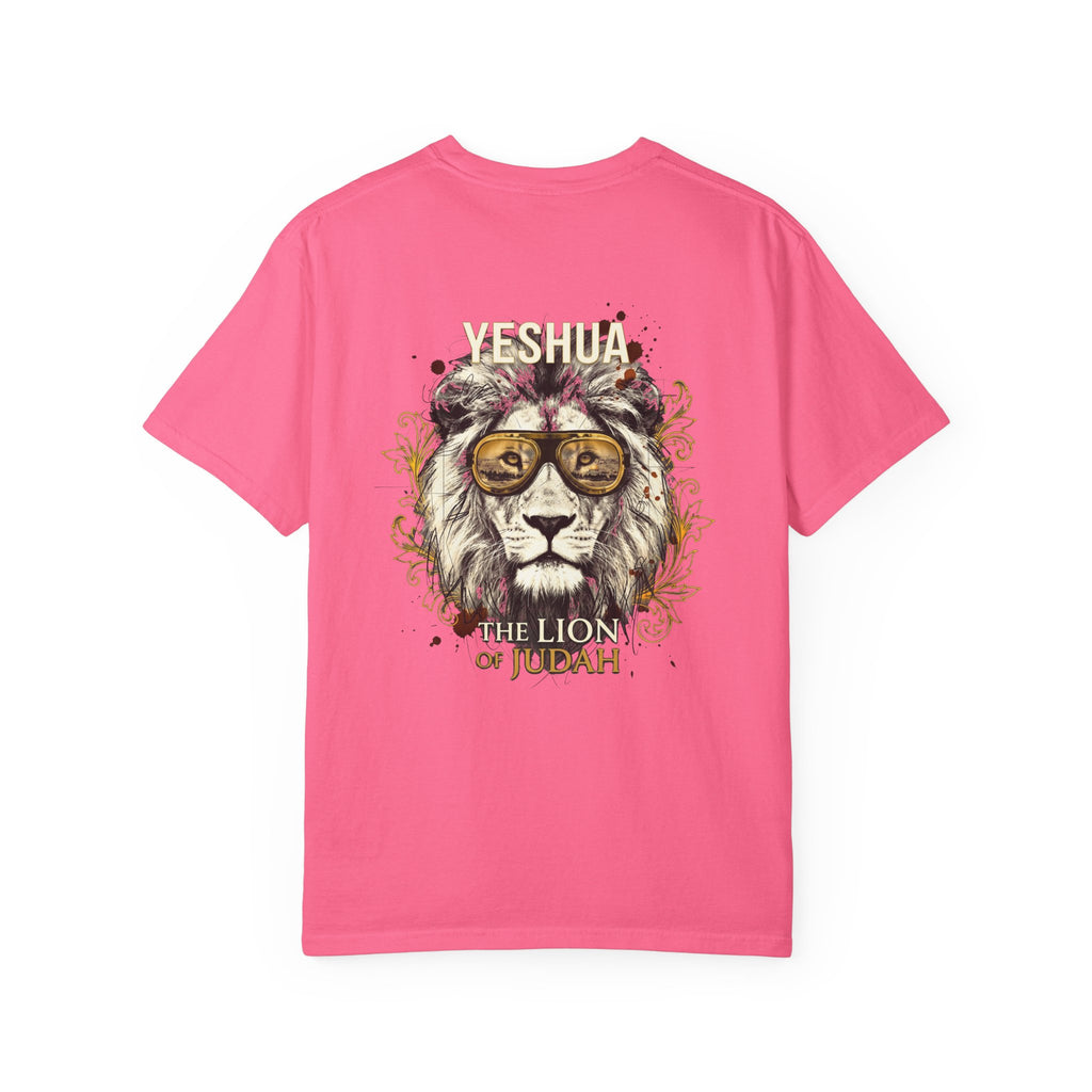 Yeshua Lion of Judah T-Shirt — Christian Cross Graphic Tee