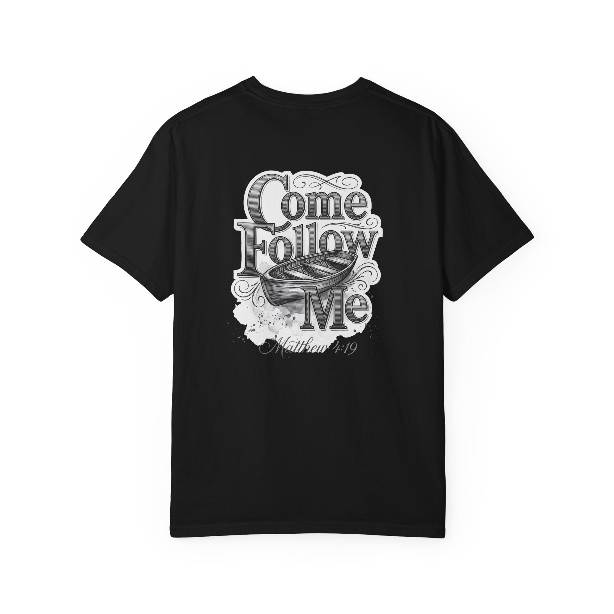 Come follow me Christian Cross T-Shirt — "I Surrender All" Vintage Faith Graphic Tee