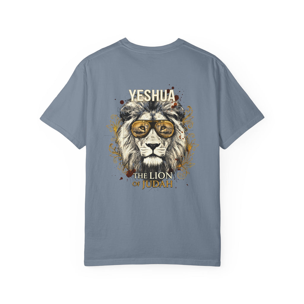 Yeshua Lion of Judah T-Shirt — Christian Cross Graphic Tee
