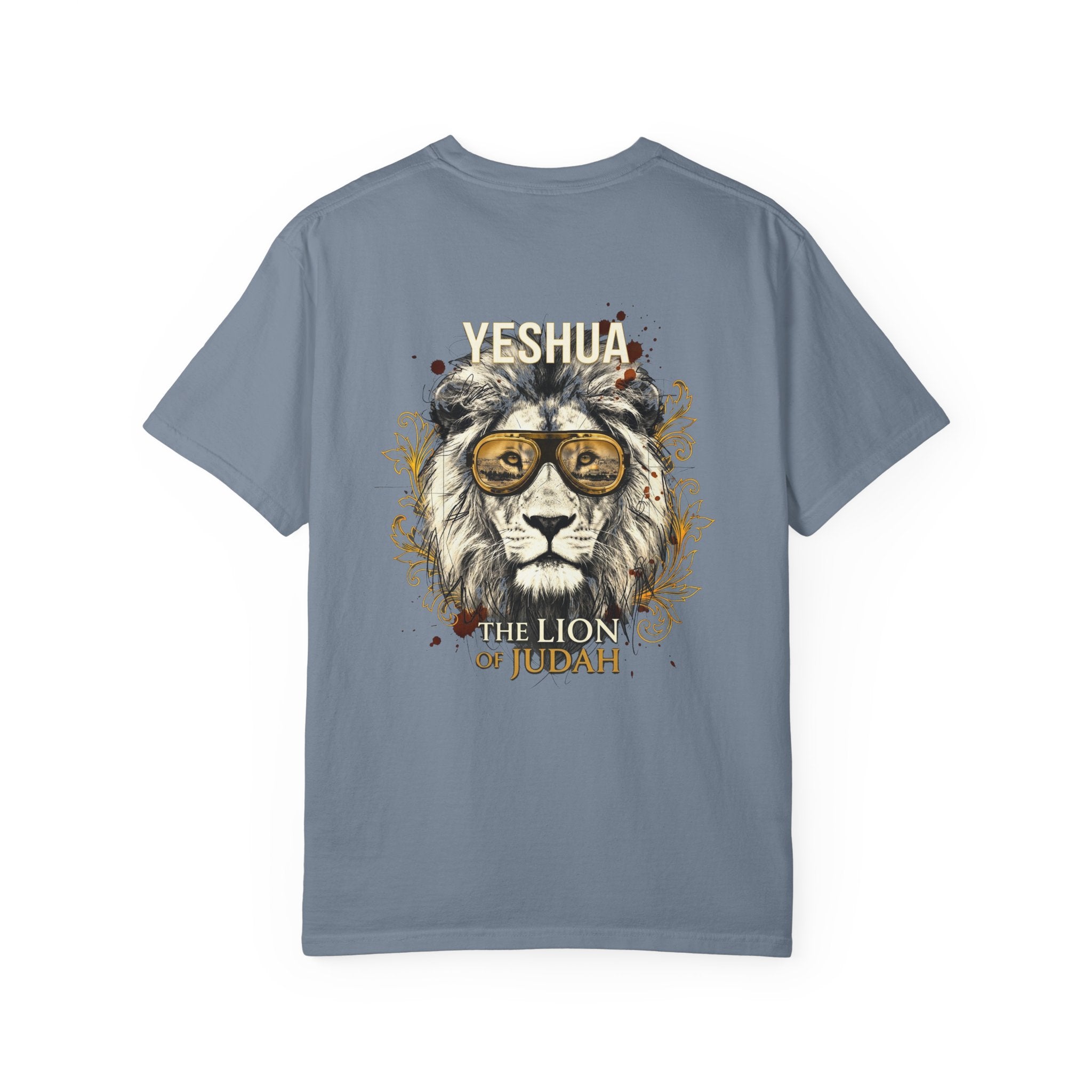 Yeshua Lion of Judah T-Shirt — Christian Cross Graphic Tee