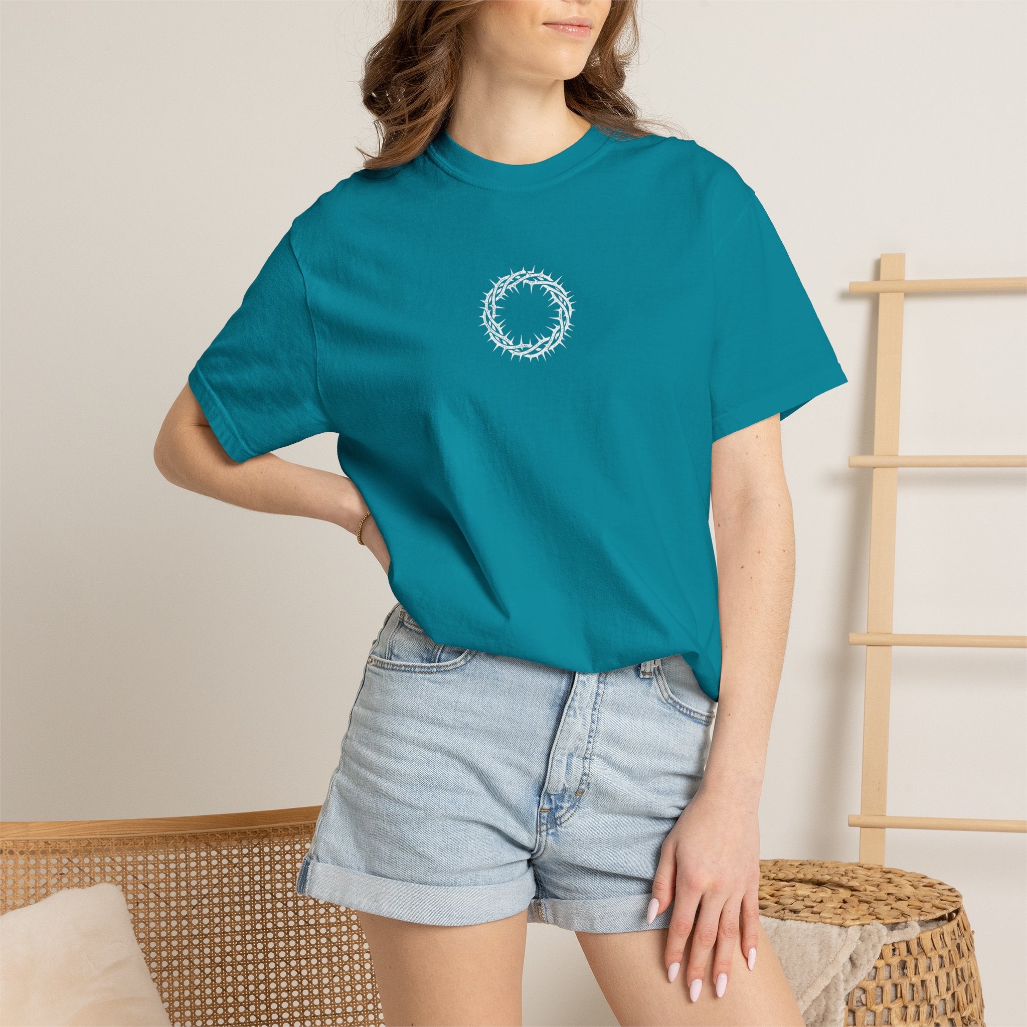 Religious Graphic T-Shirt — “Not One Of You Will Lose A Single Hair From His Head” Statement Tee