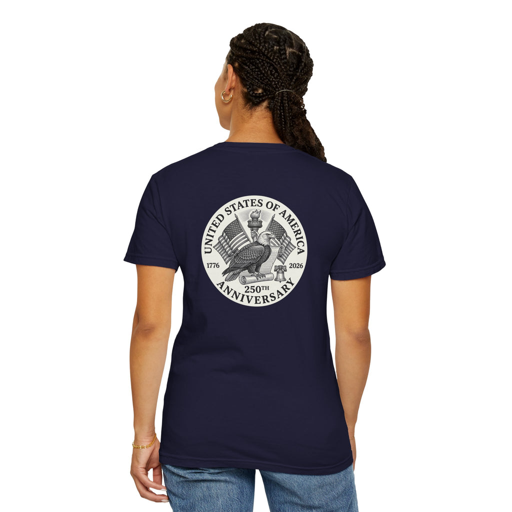 America 250th Anniversary T‑Shirt — Vintage Eagle Seal Tee