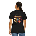 Christian Fishing T-Shirt — “Hooked on Jesus” Graphic Tee with Small Front Cross