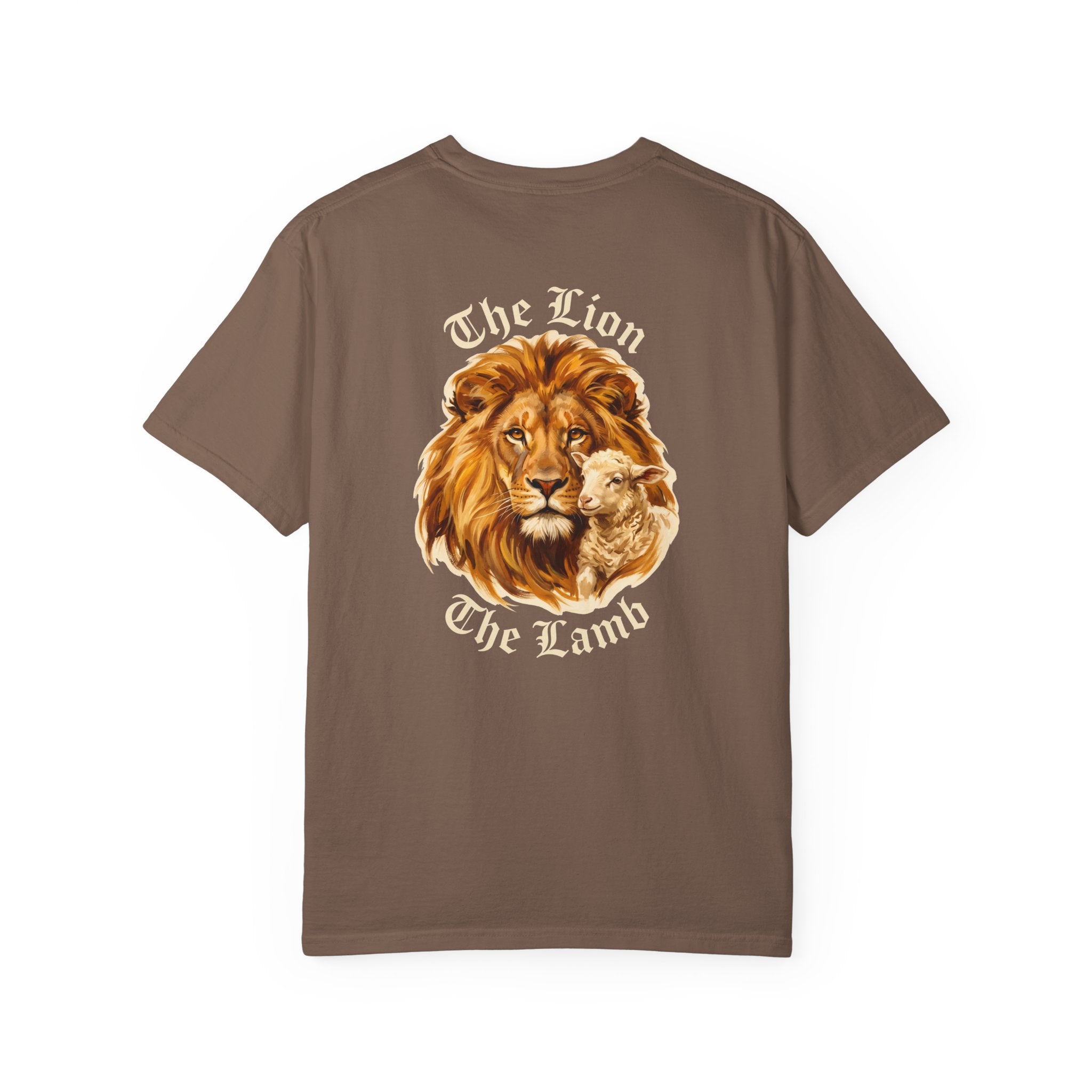 Christian Lion & Lamb T-Shirt — The Lion The Lamb Cross Graphic