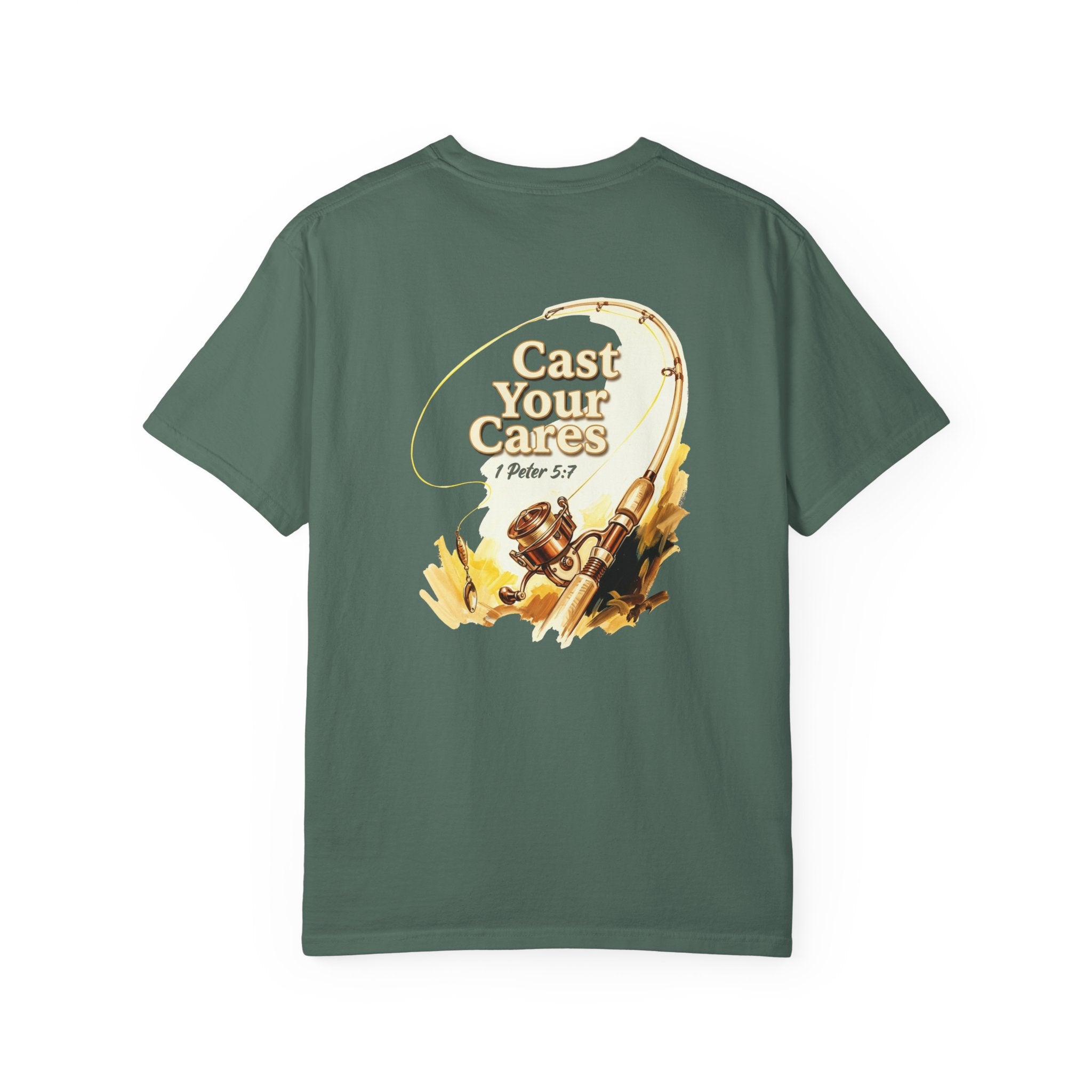 Cast your cares T-shirt | Christian Cross Tee