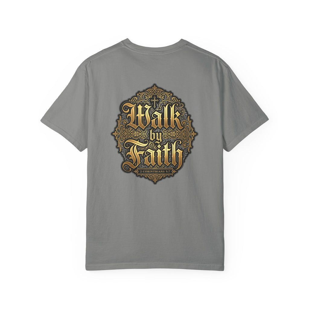 Walk by Faith T-shirt | Christian Cross Tee ALT COLOR