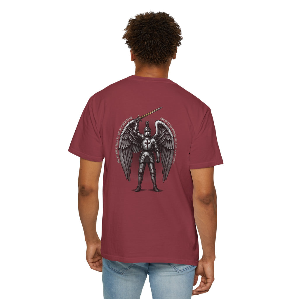 Knight Angel Cross T-Shirt — Armor Angel Graphic Tee