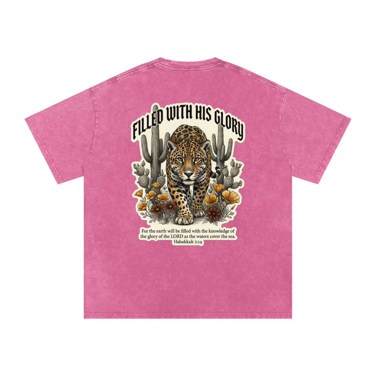 Glory Snow Washed Oversized Cotton T-Shirt