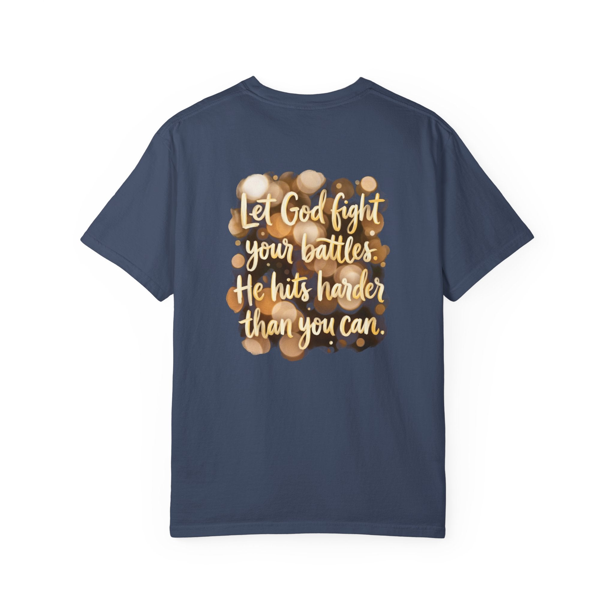 God fight your battles T-shirt | Christian Cross Tee
