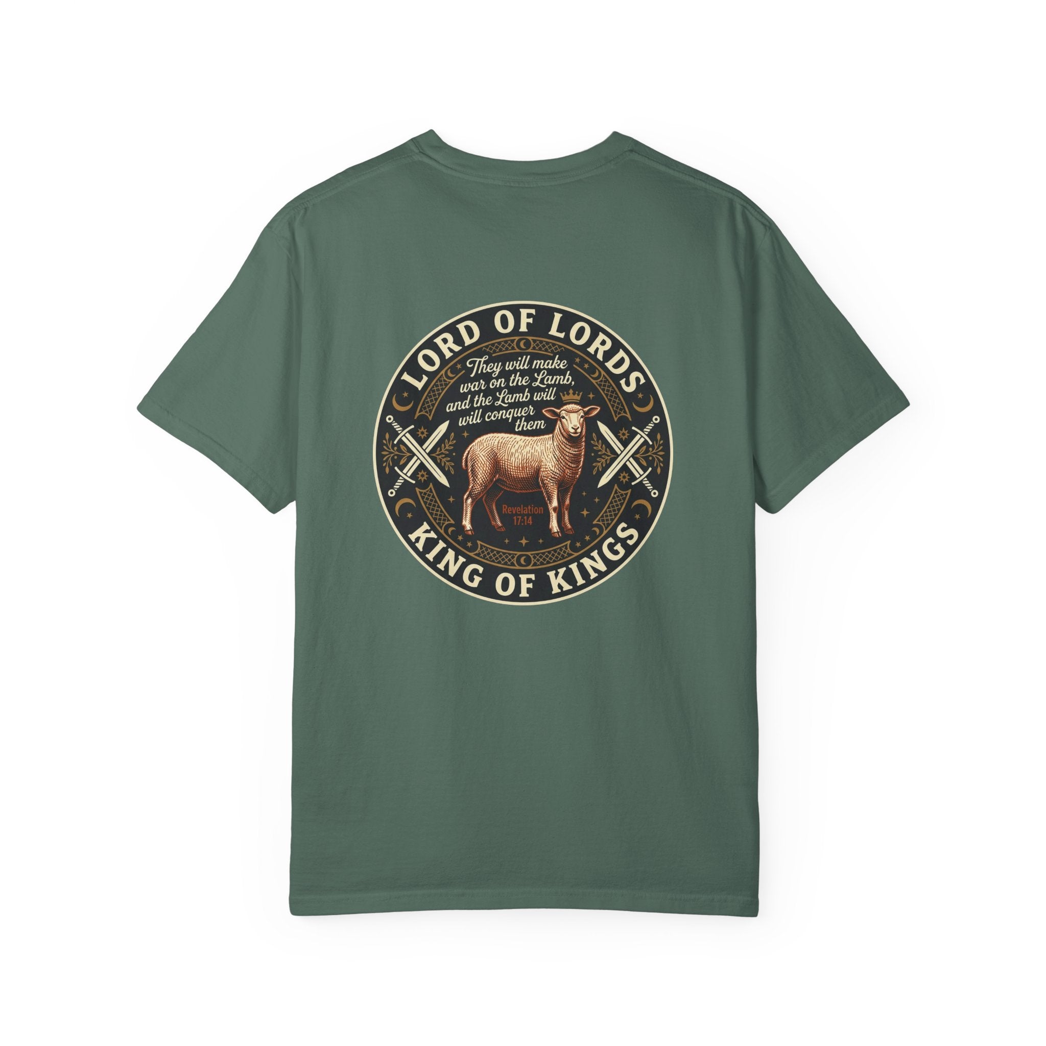 Christian Cross T-Shirt — "Lord of Lords, King of Kings" Graphic Tee