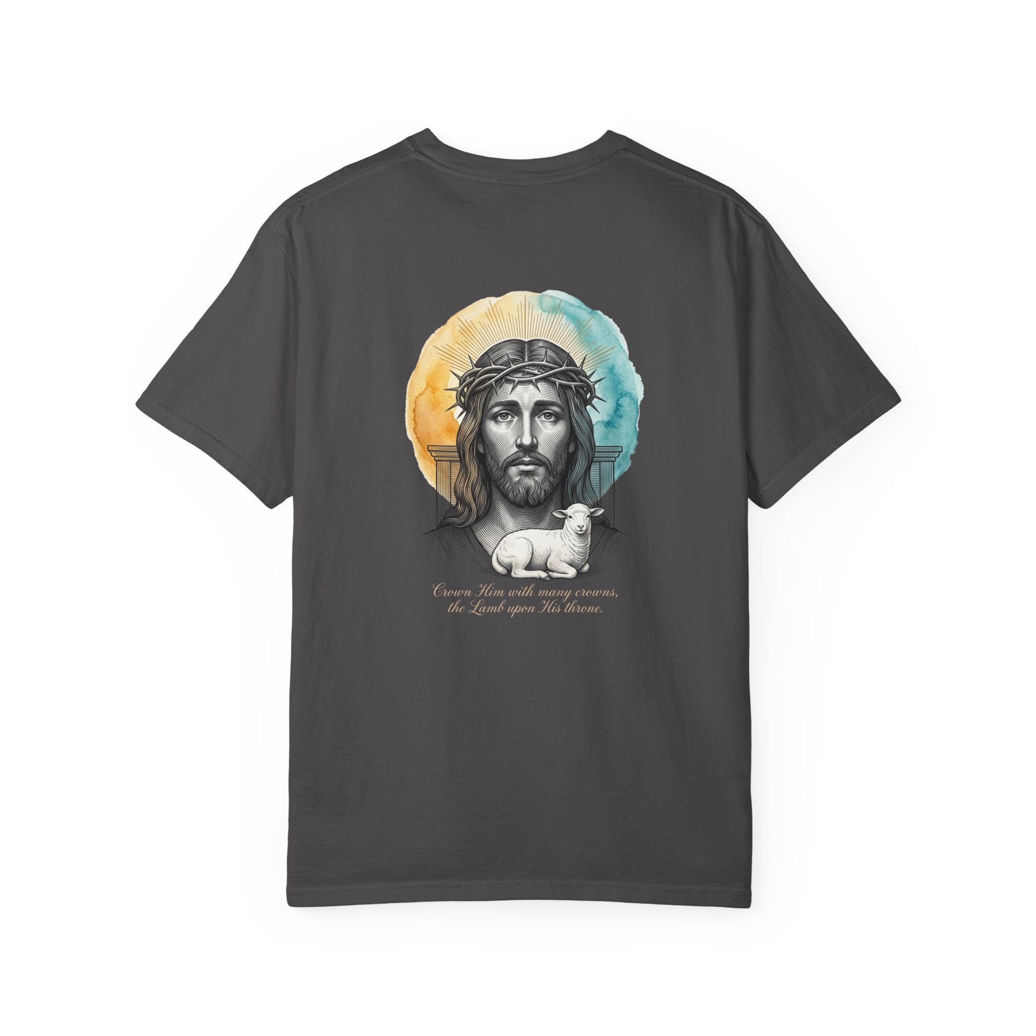 Christian Cross T-Shirt — Jesus with Lamb Graphic Tee