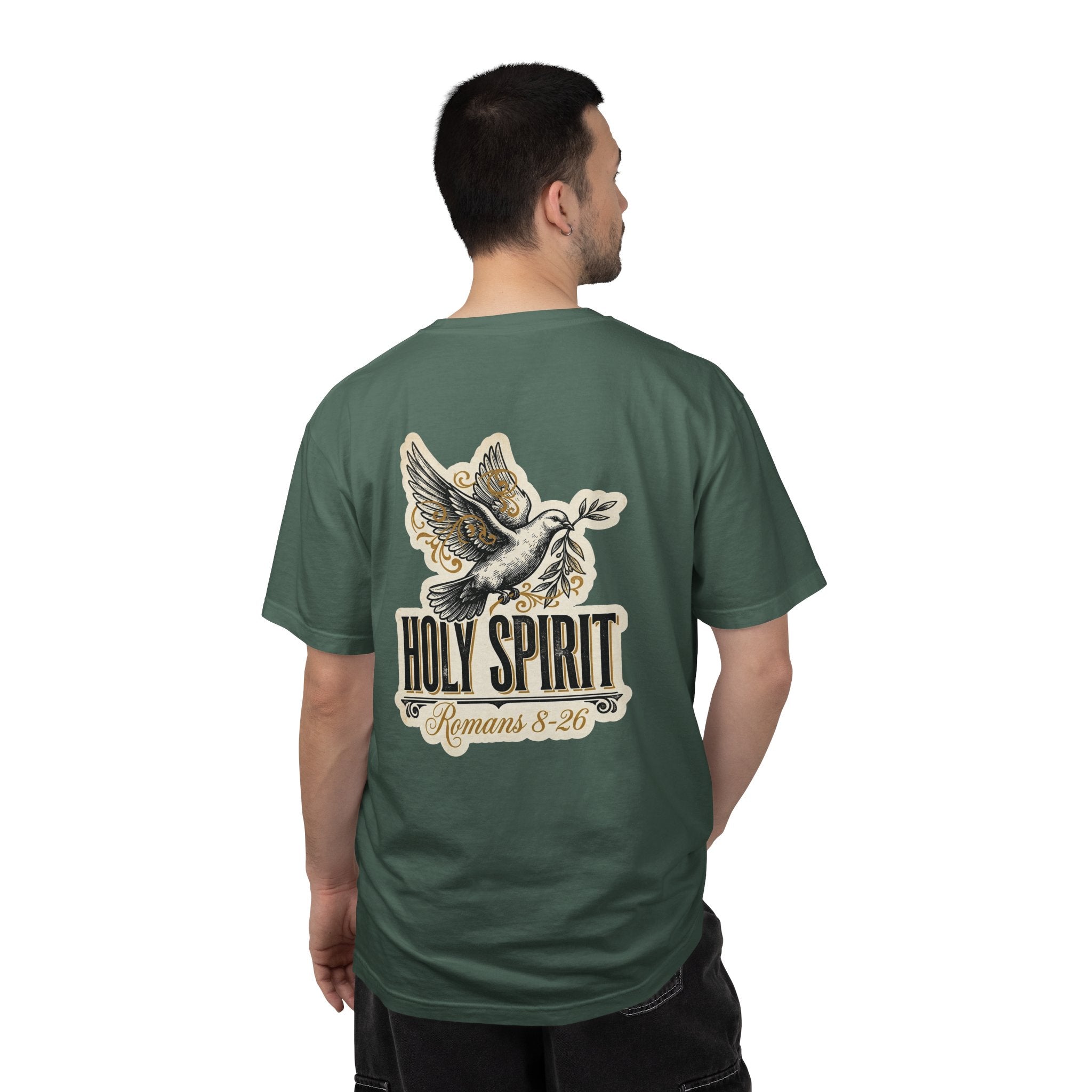 Holy Spirit Dove T‑Shirt — Romans 8:20 Christian Tee