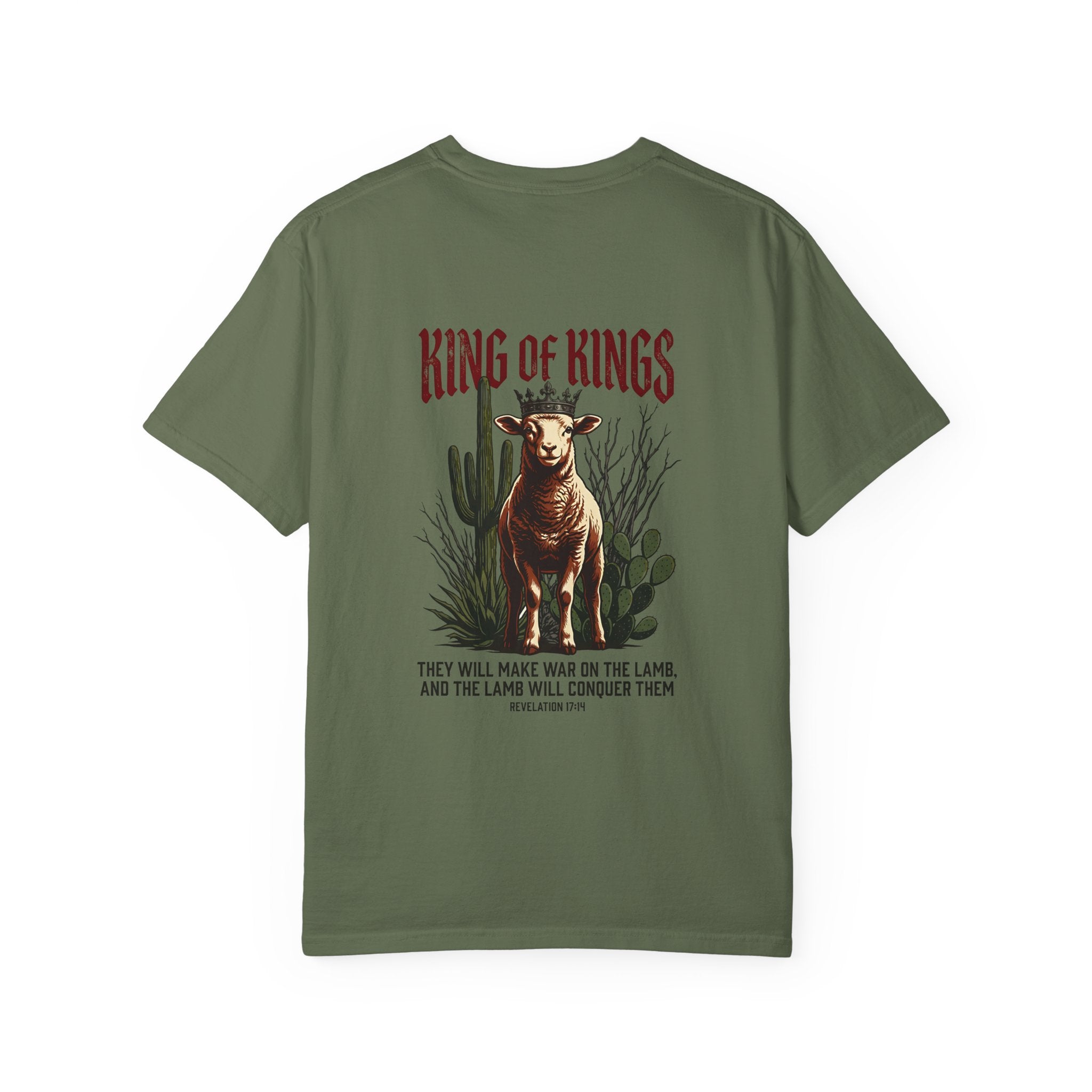 Cactus War on the lamb T-shirt | Christian Cross Tee ALT COLORS