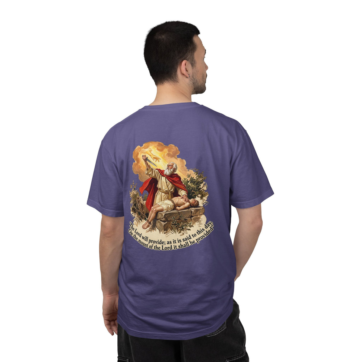 Biblical Joseph Prayer T-Shirt — 'He Will Provide' Vintage Religious Tee