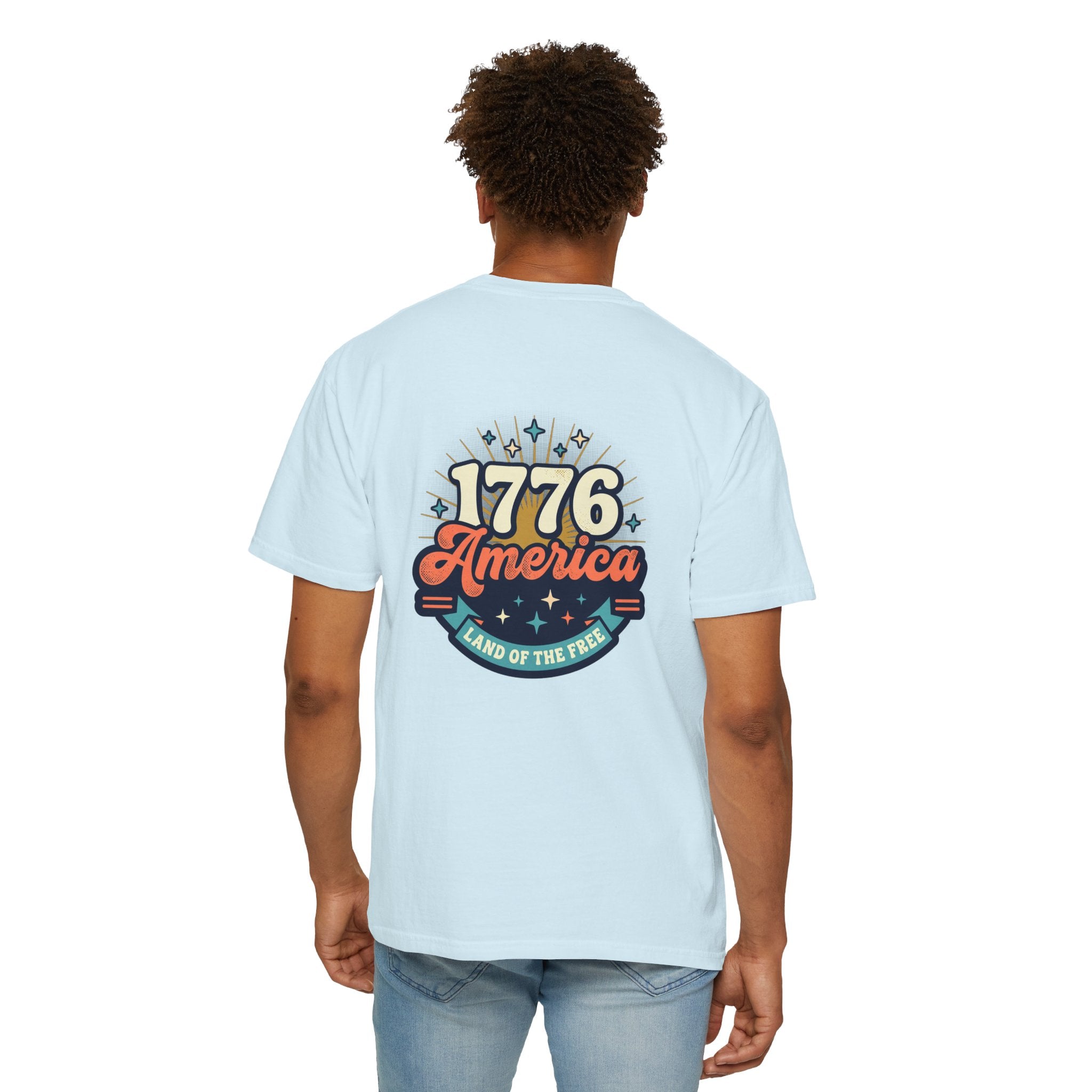 America 1776 Graphic T-Shirt — Patriotic ‘Land of the Free’ Tee