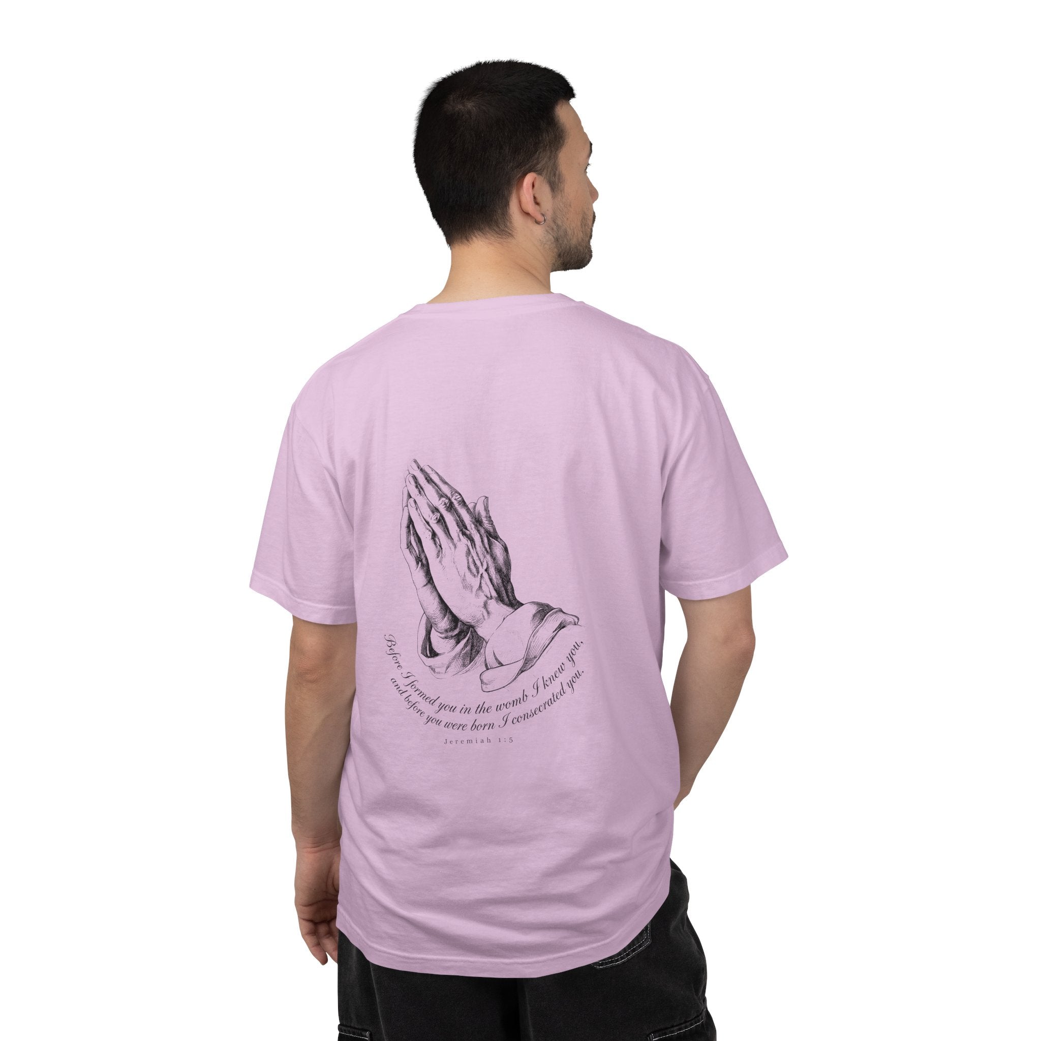 Praying Hands Graphic T-Shirt – Spiritual Vintage Prayer Tee