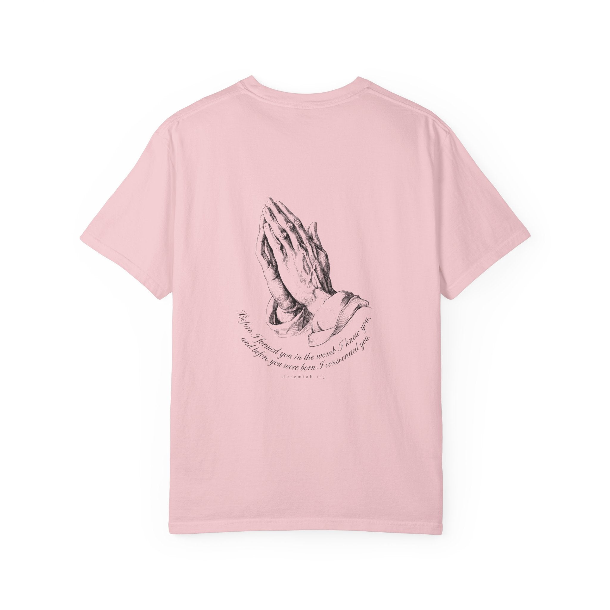 Praying Hands Graphic T-Shirt – Spiritual Vintage Prayer Tee