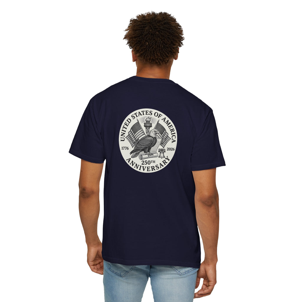 America 250th Anniversary T‑Shirt — Vintage Eagle Seal Tee