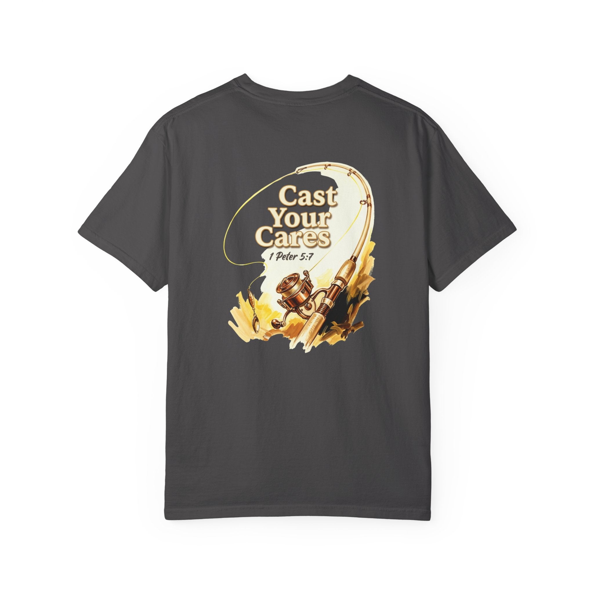 Cast your cares T-shirt | Christian Cross Tee