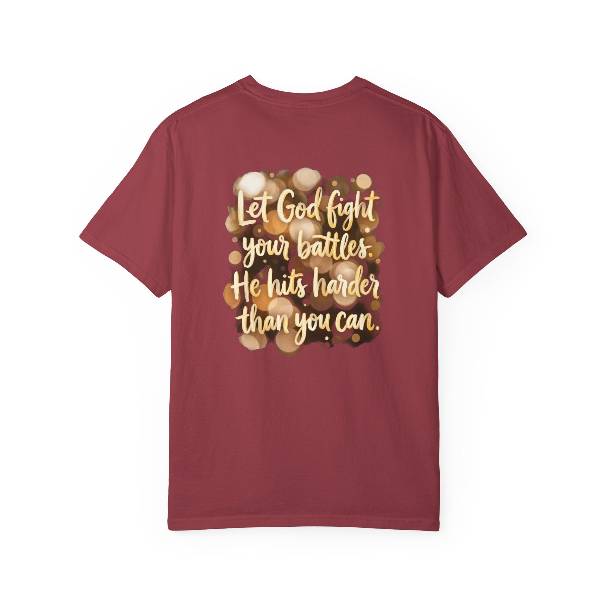 God fight your battles T-shirt | Christian Cross Tee