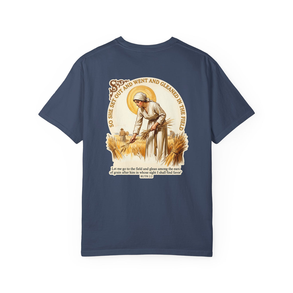 Christian Cross T-Shirt — Vintage Ruth Gleaning Graphic Tee
