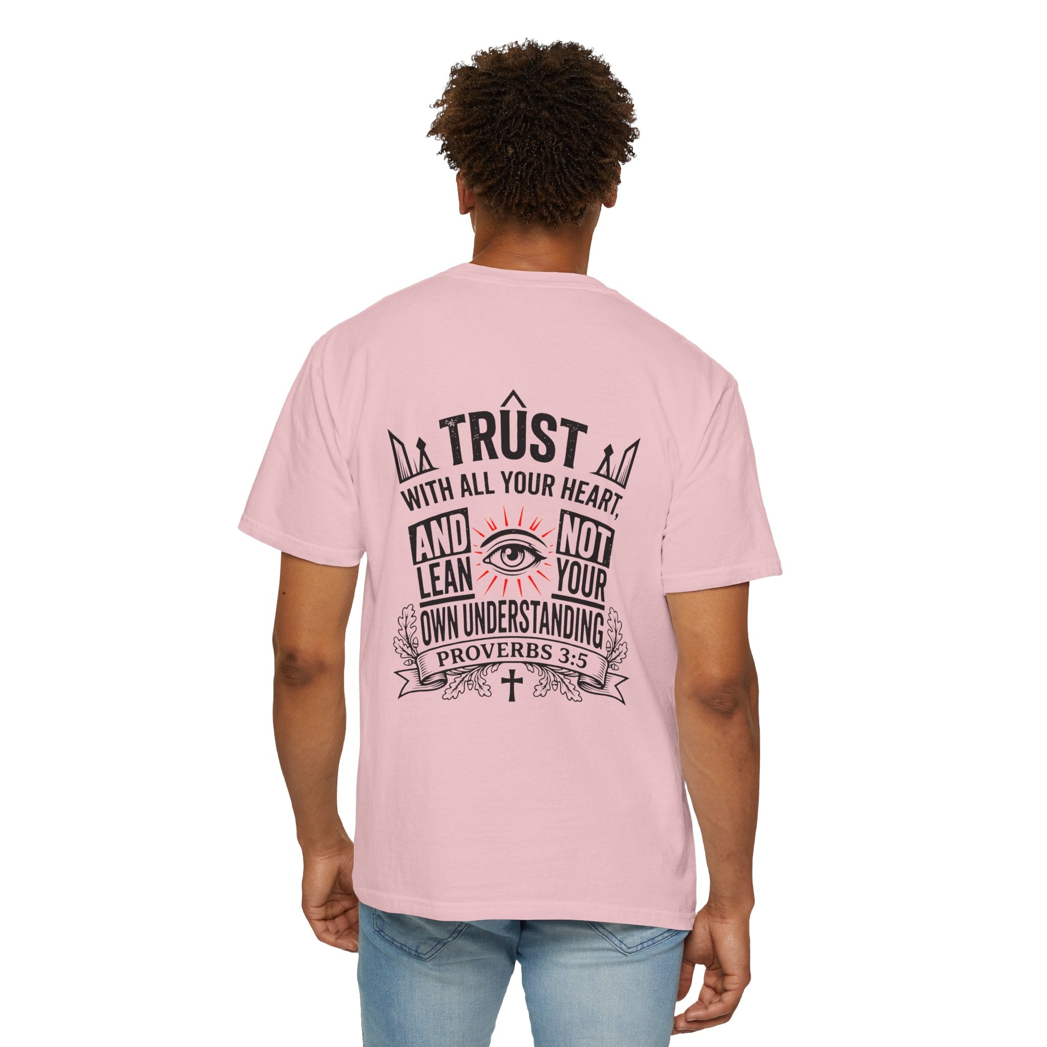 Proverbs 3:5 Cross T-Shirt — "Trust in the Lord" Christian Tee