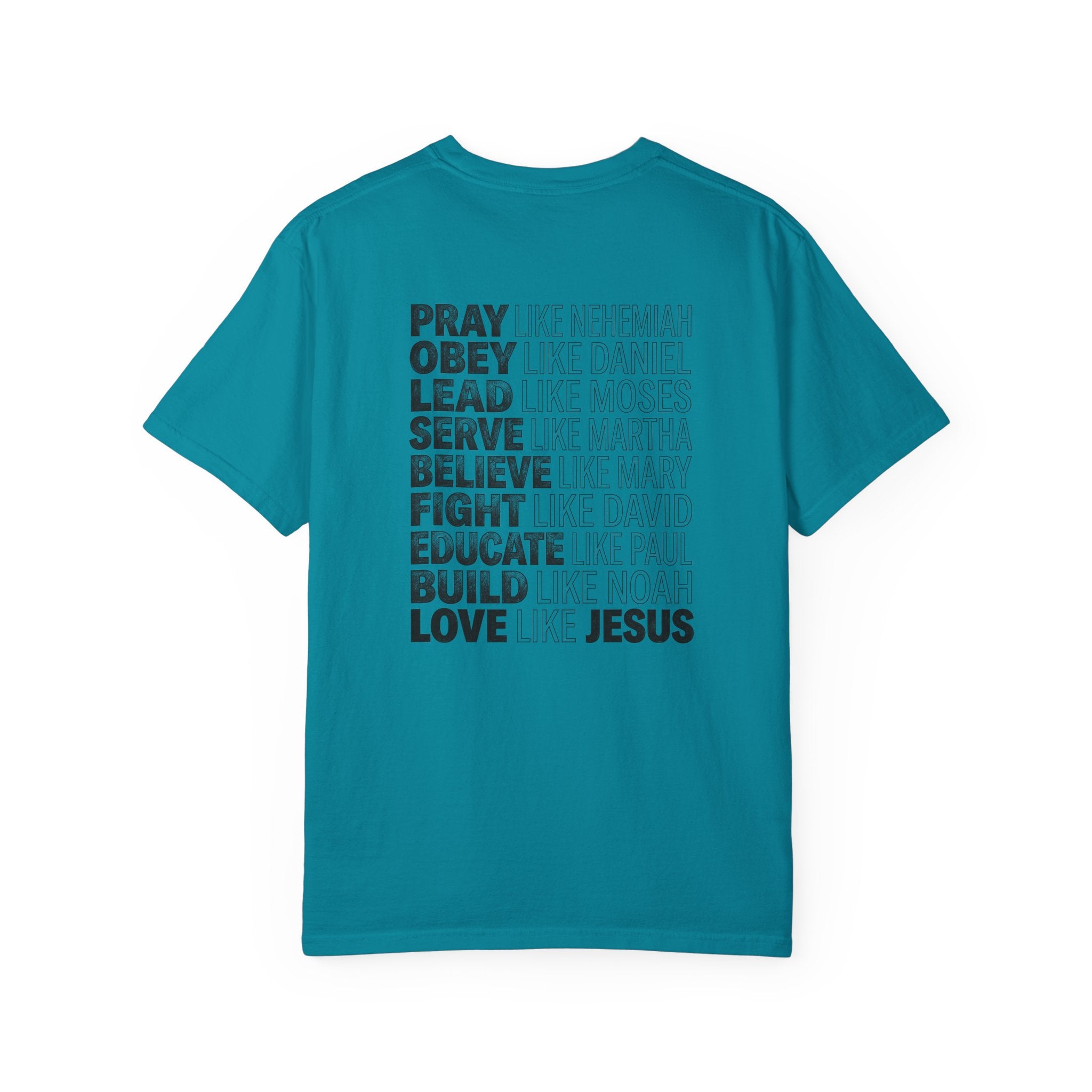 Copy of Religious Graphic T-Shirt — “As It Is Written: There Is None Righteous, Not One” with Cross