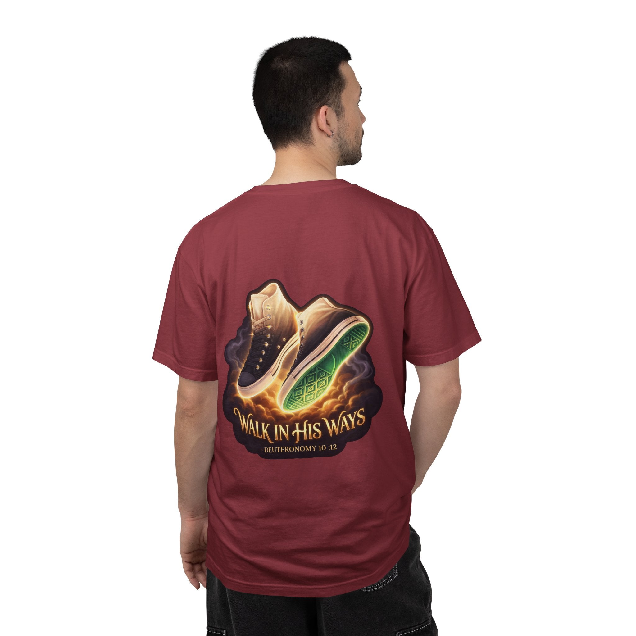 Christian Cross T-Shirt — 'Walk in His Ways' Graphic Tee