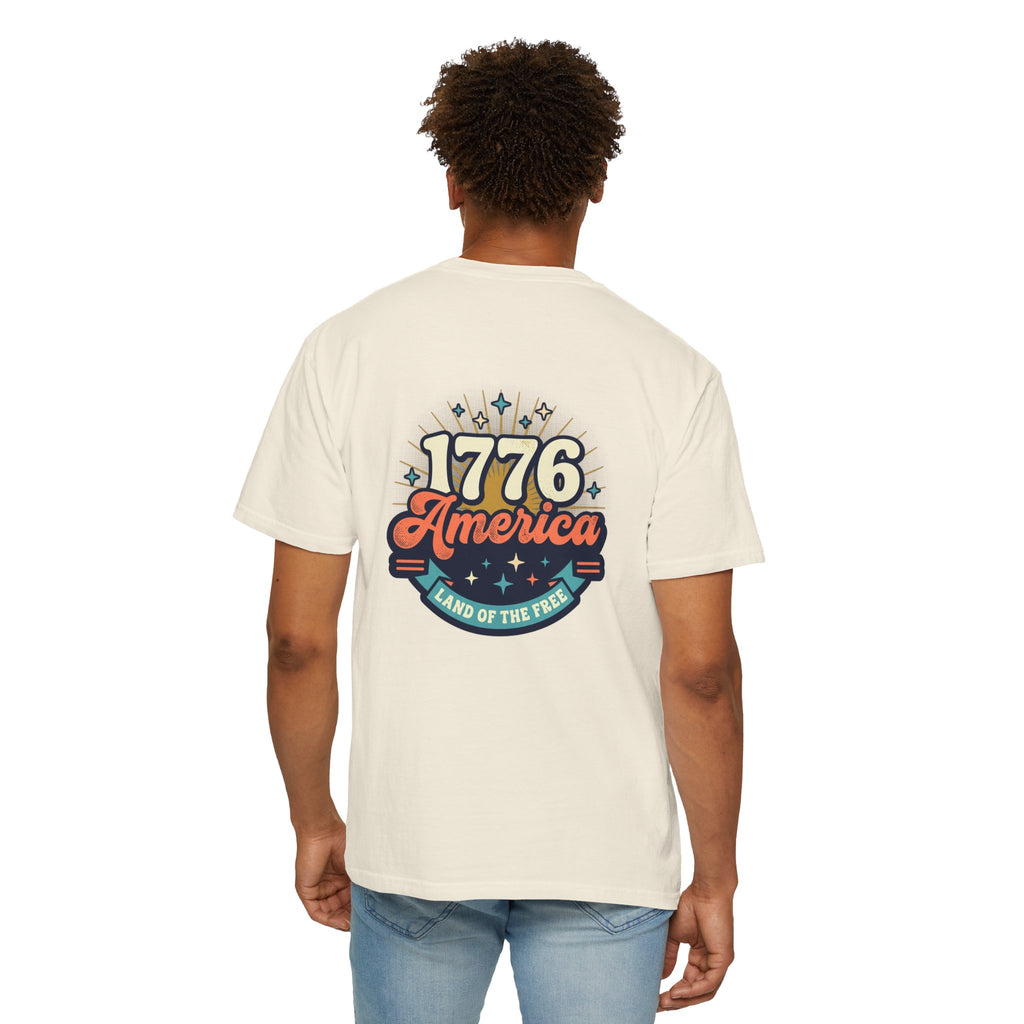 America 1776 Graphic T-Shirt — Patriotic ‘Land of the Free’ Tee