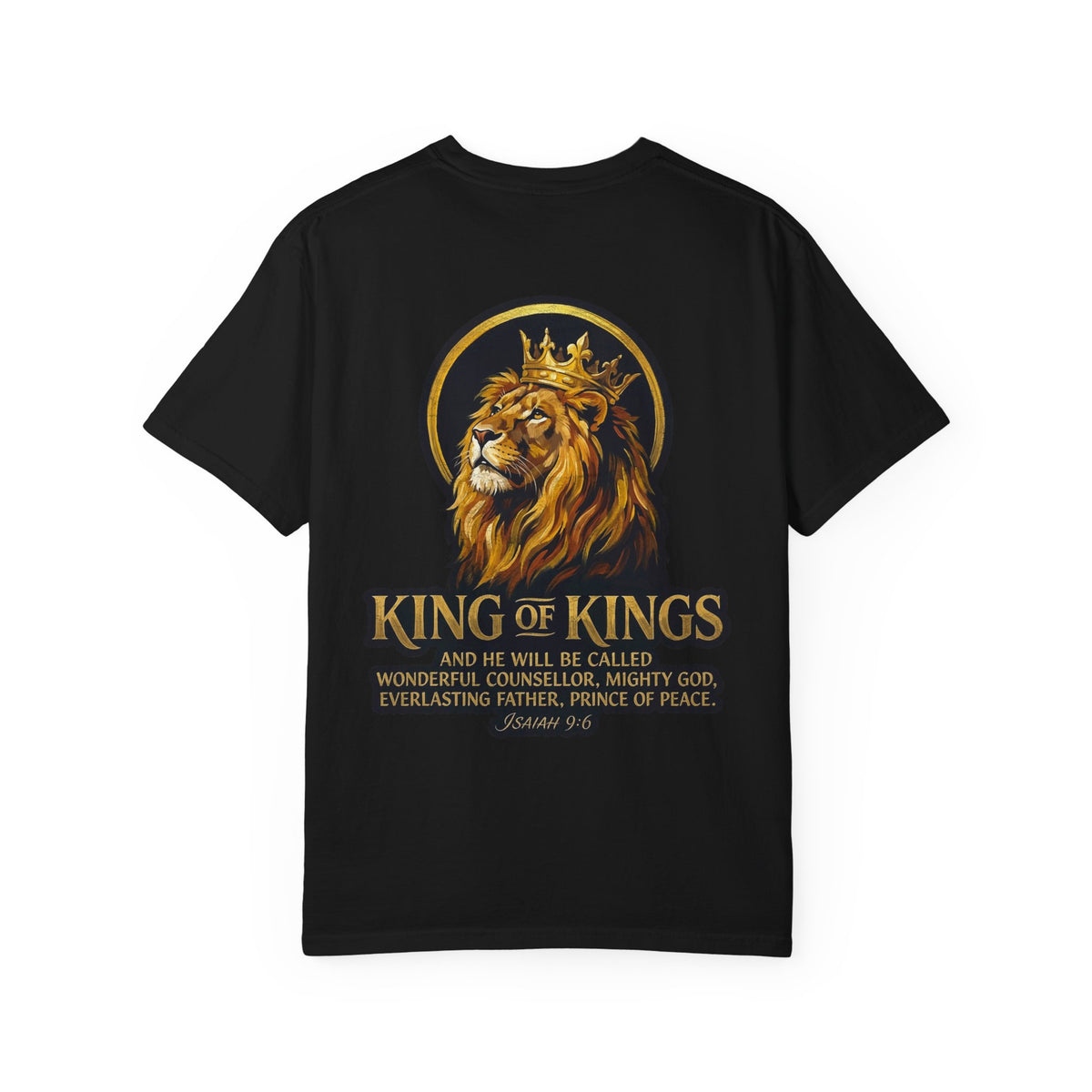 King of Kings T-Shirt — Lion Crown Christian Tee