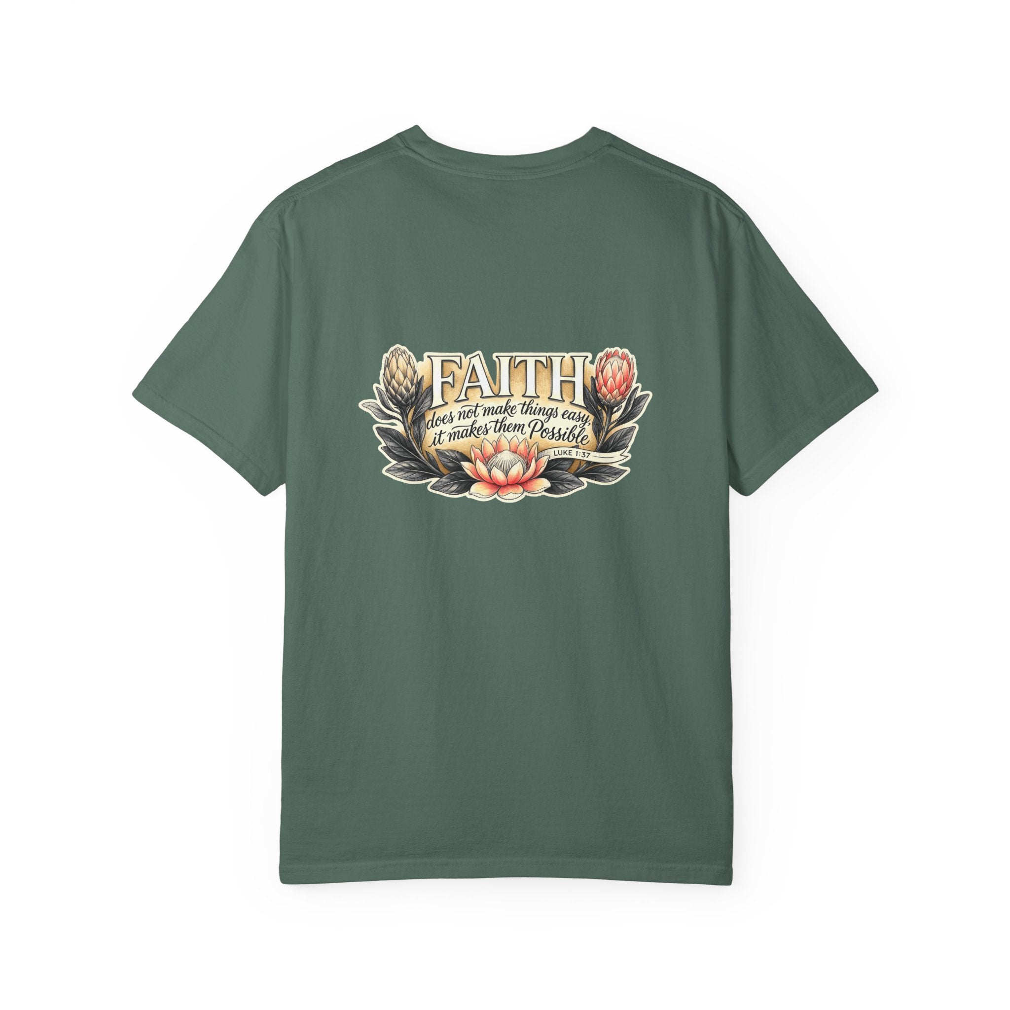Faith 2 Christian Cross T-Shirt — "I Surrender All" Vintage Faith Graphic Tee