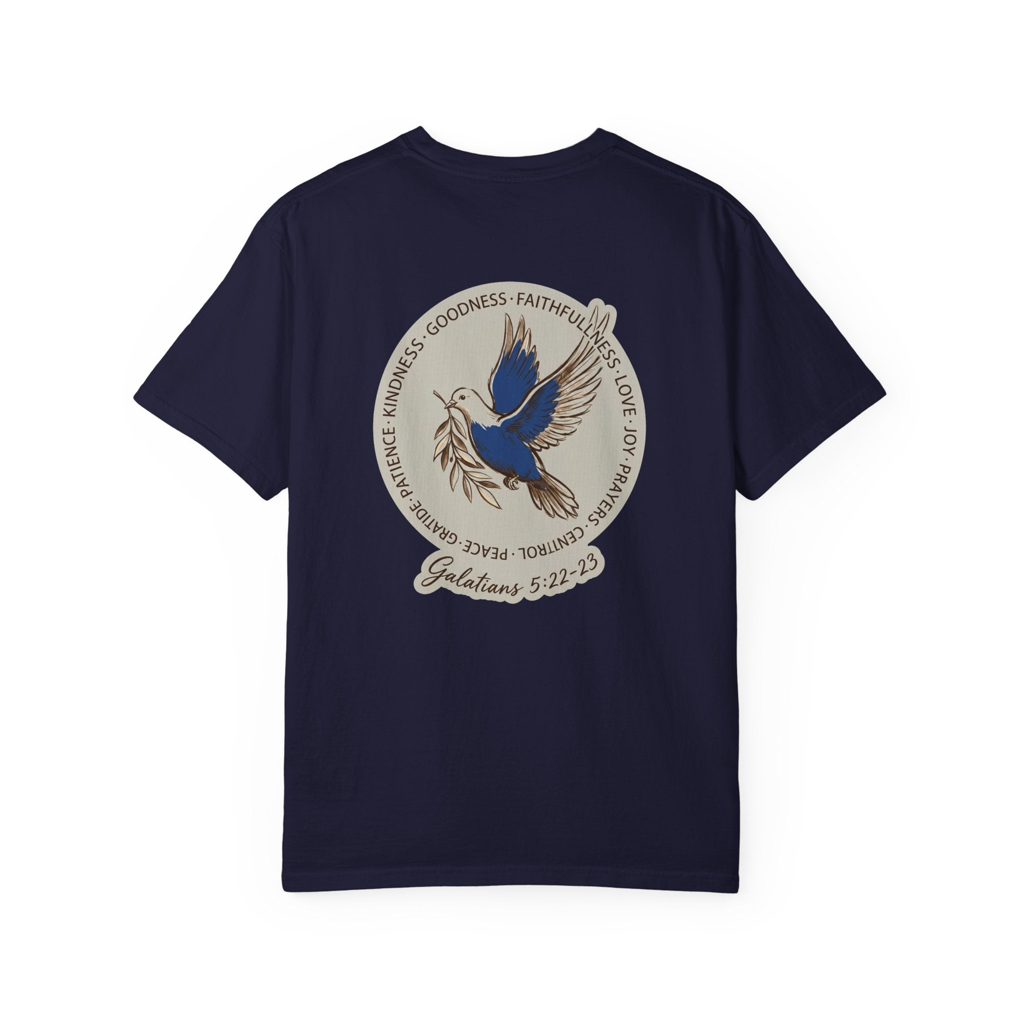 Christian Dove T-Shirt — Galatians 5:22-23 Fruit of the Spirit Tee