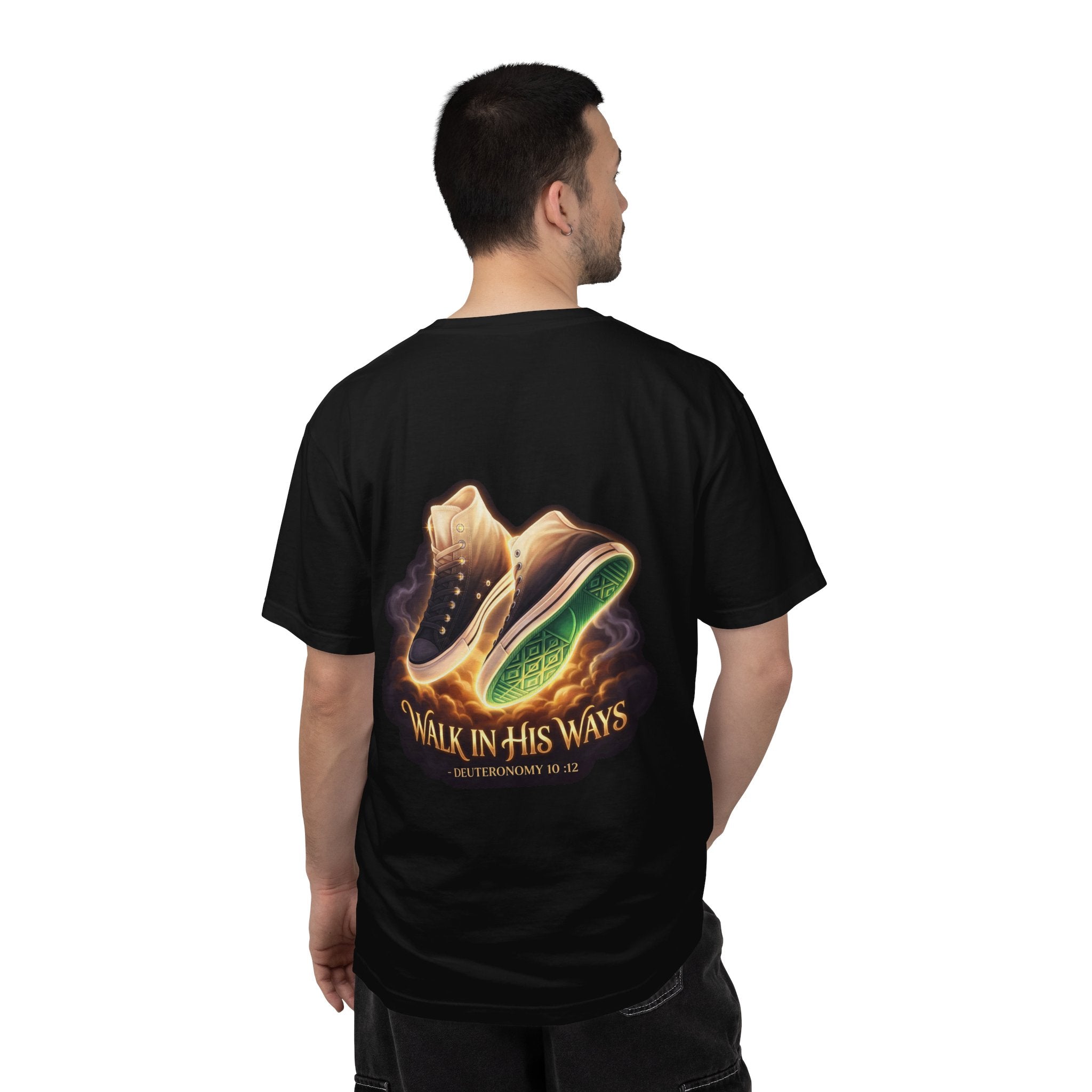 Christian Cross T-Shirt — 'Walk in His Ways' Graphic Tee