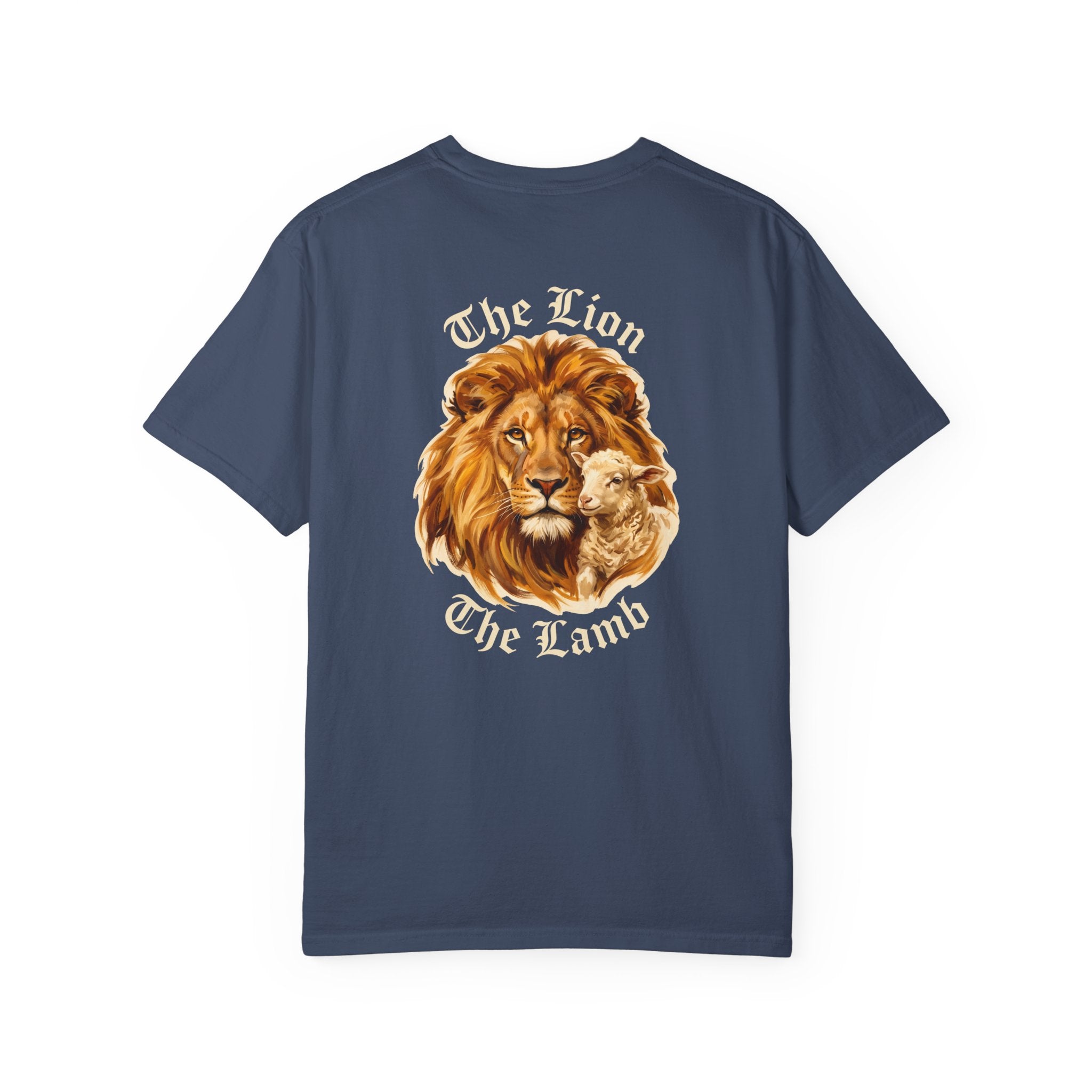 Christian Lion & Lamb T-Shirt — The Lion The Lamb Cross Graphic