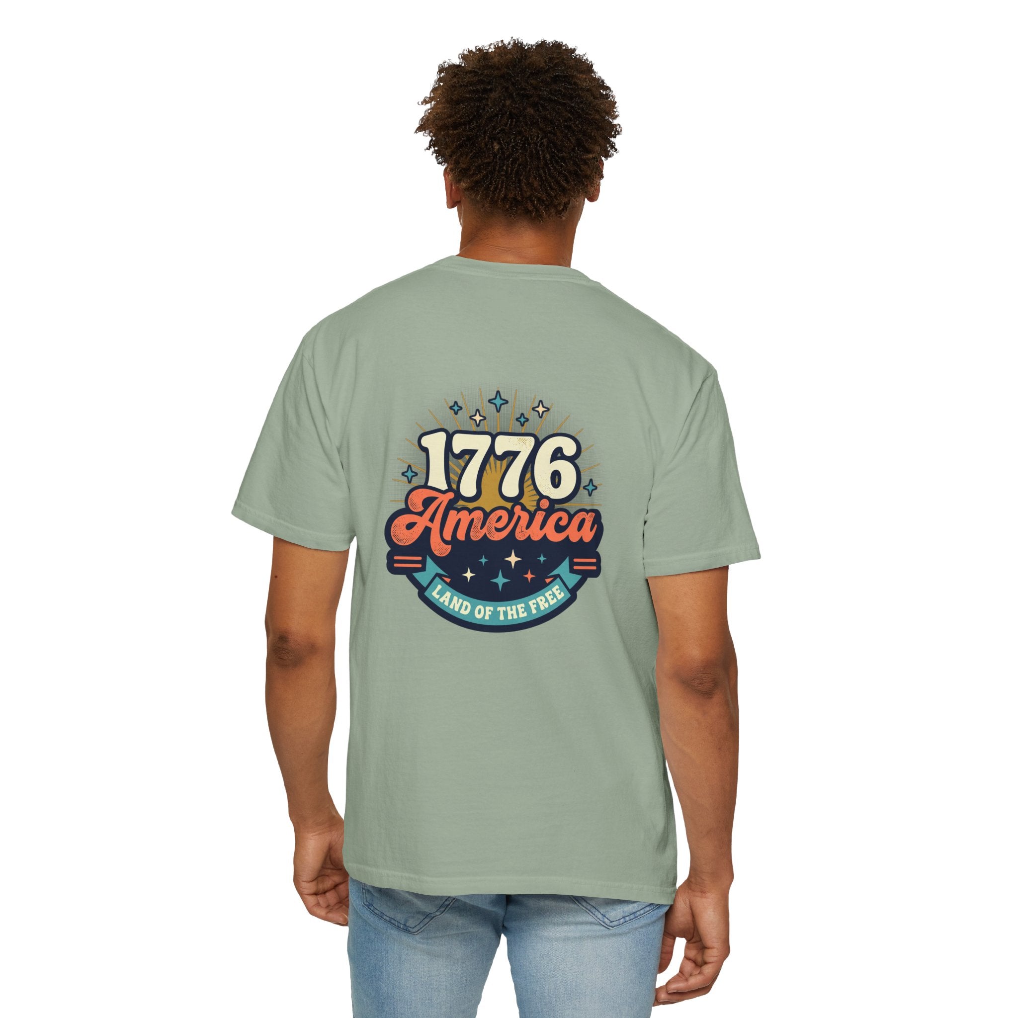 America 1776 Graphic T-Shirt — Patriotic ‘Land of the Free’ Tee