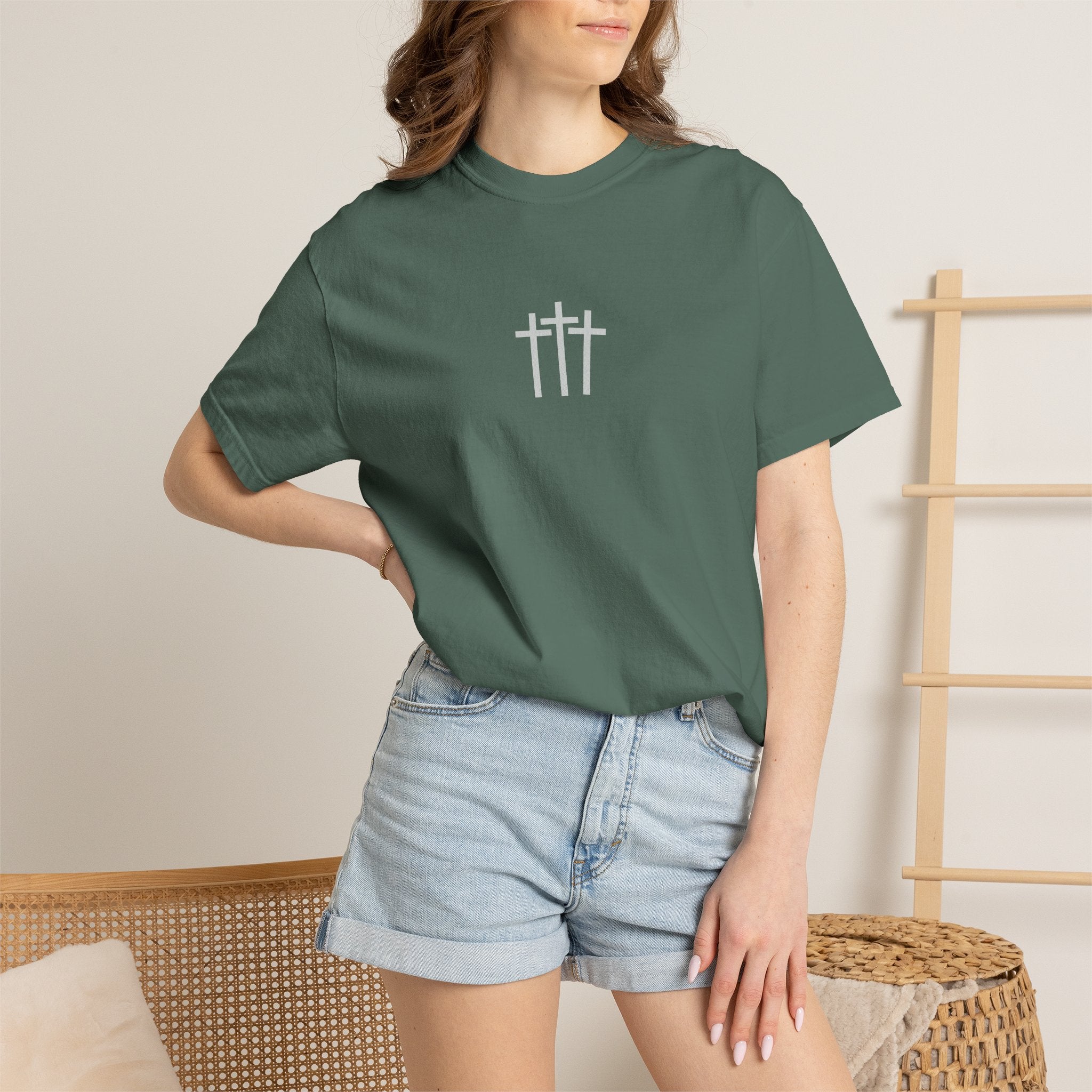 No darkness T-shirt | Christian Cross Tee